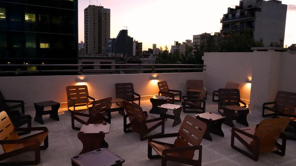 Balcón, patio o terraza ATHOS HOTEL