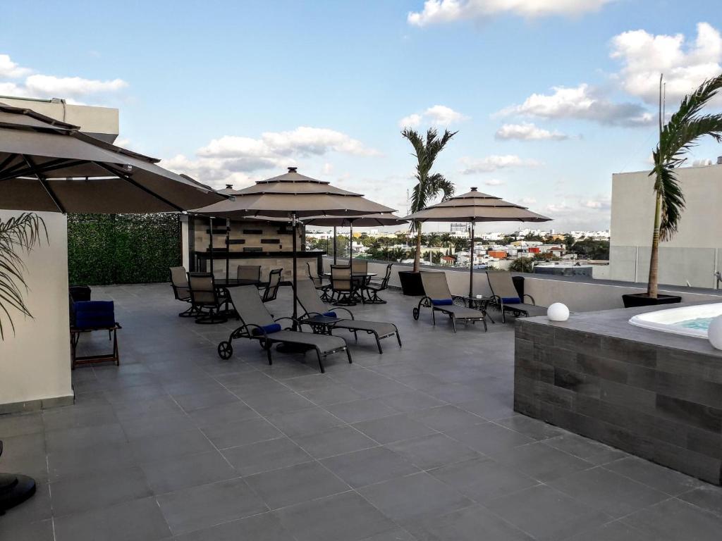 Vista Piscina KABAH Cancun Hotel Boutique
