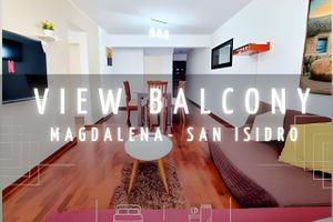 Alquiler Vacacional - E°|LimaPRIX Balcony Magdalena Flat SmartTV 3B 901