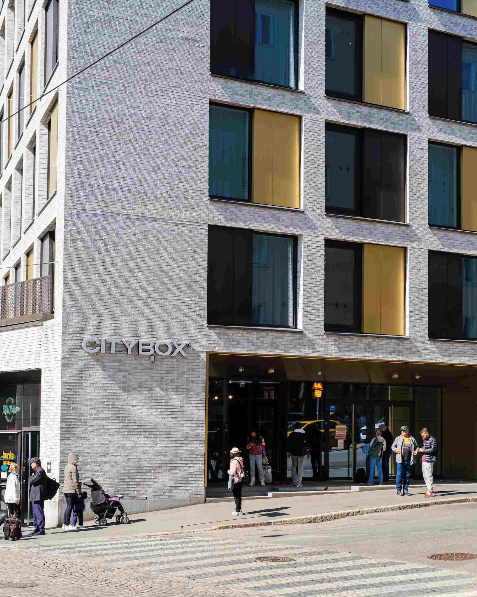 Vista Exterior Citybox Helsinki