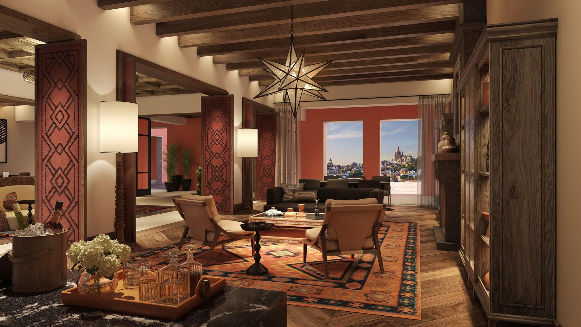 Vista Lobby Pueblo Bonito Vantage San Miguel de Allende