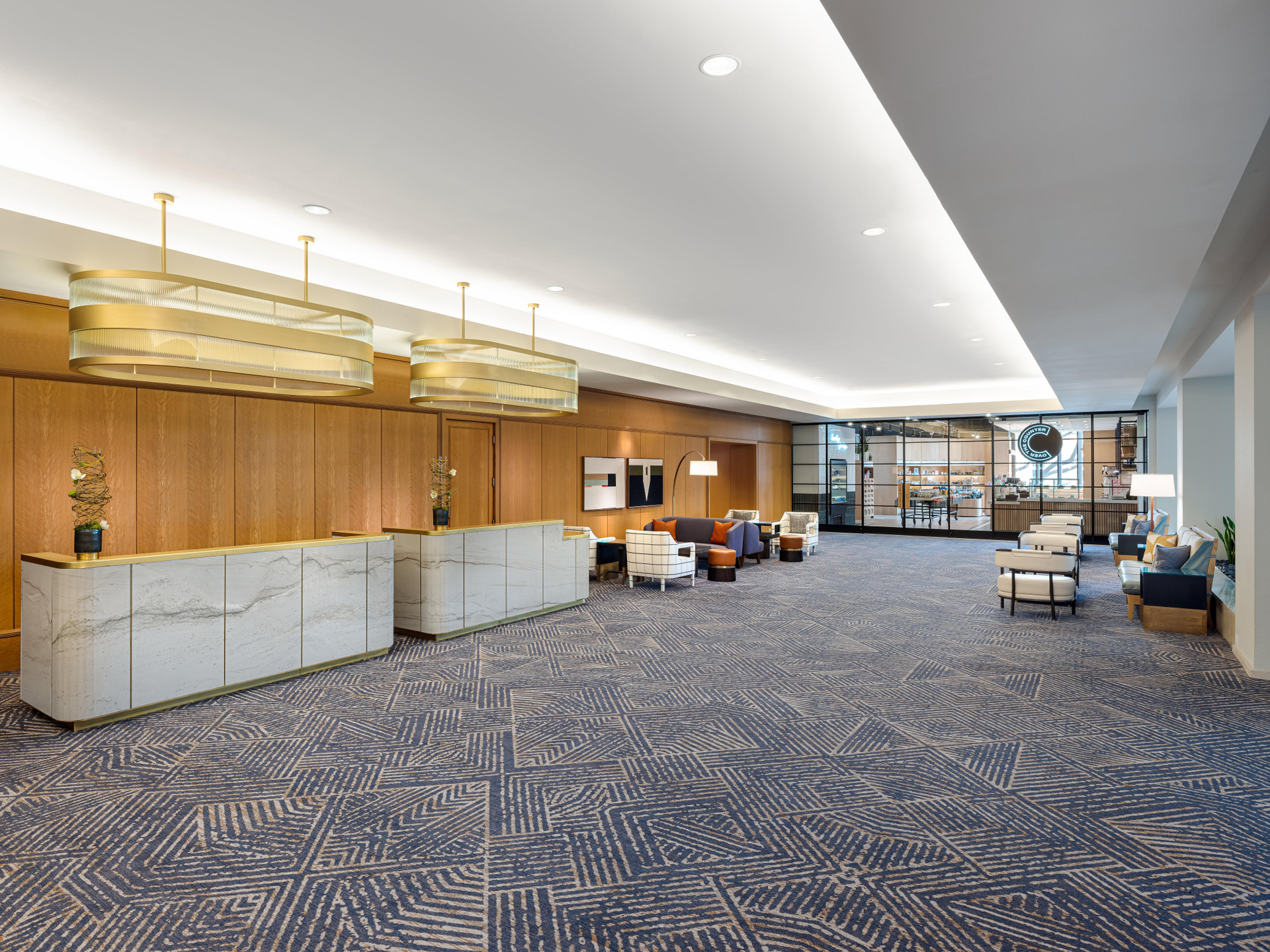 Vista Lobby Omni Las Colinas Hotel