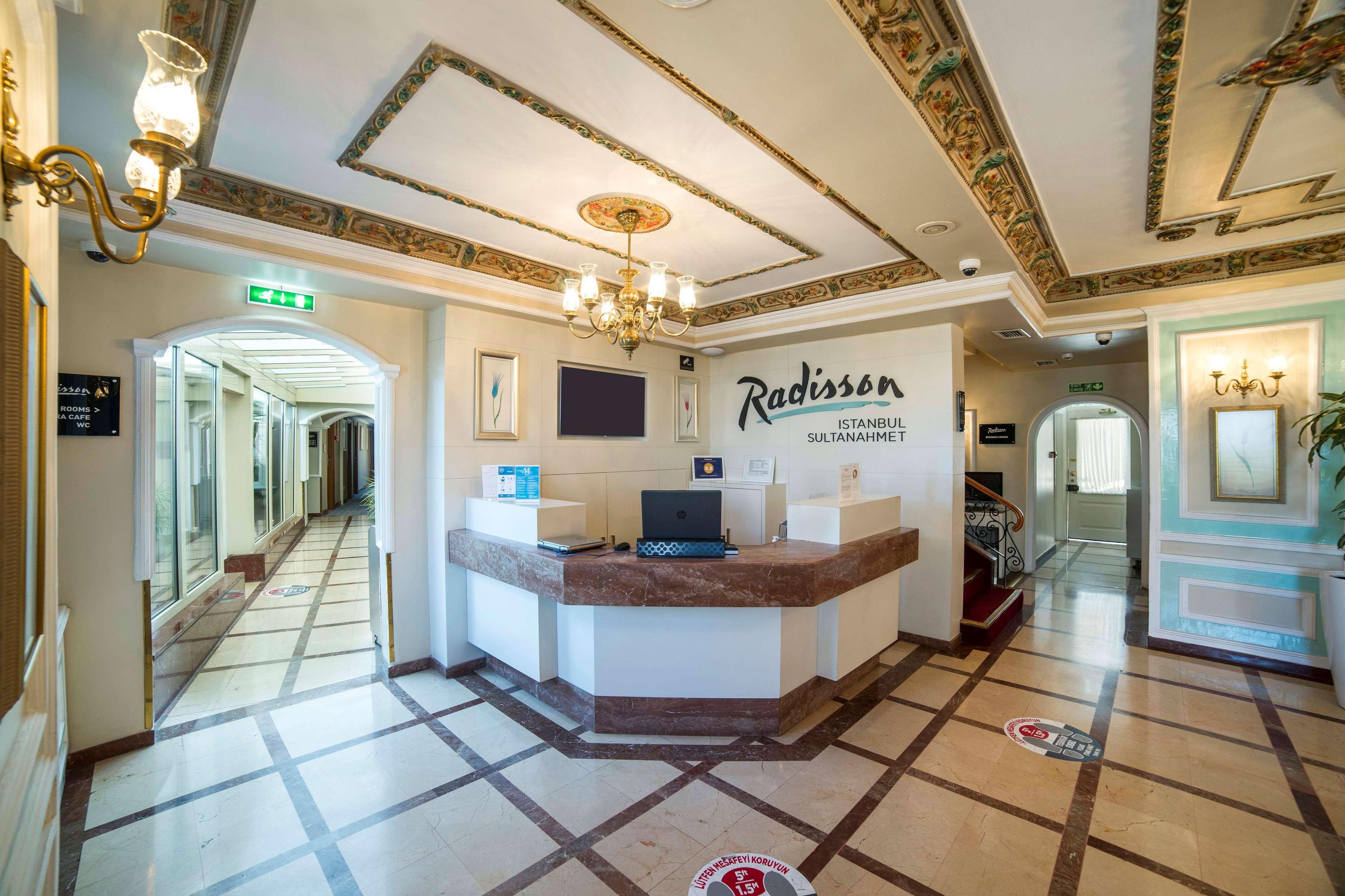 Vista Lobby Radisson Hotel Sultanahmet