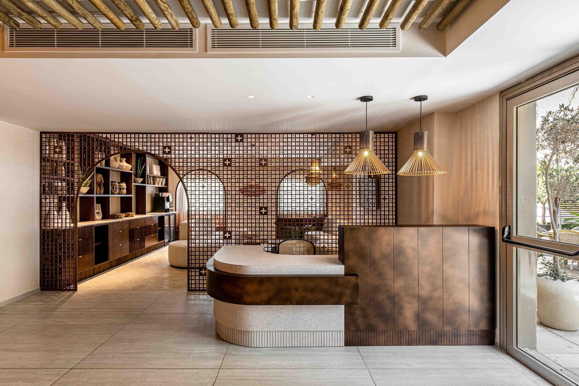 Vista Lobby Oasis Spa Club Dead Sea Hotel