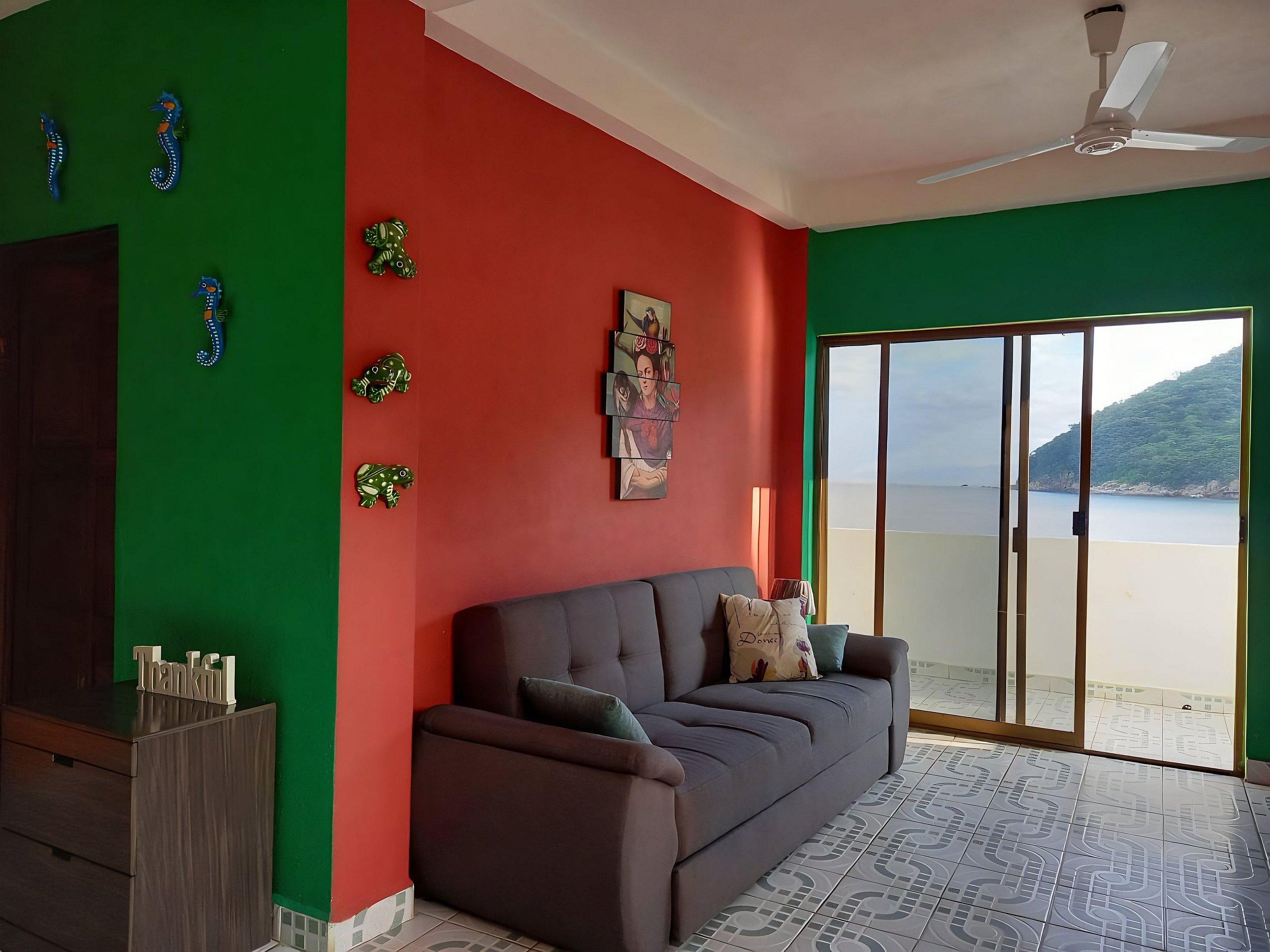 Habitación Villa frente al mar en Yelapa para 4 personas