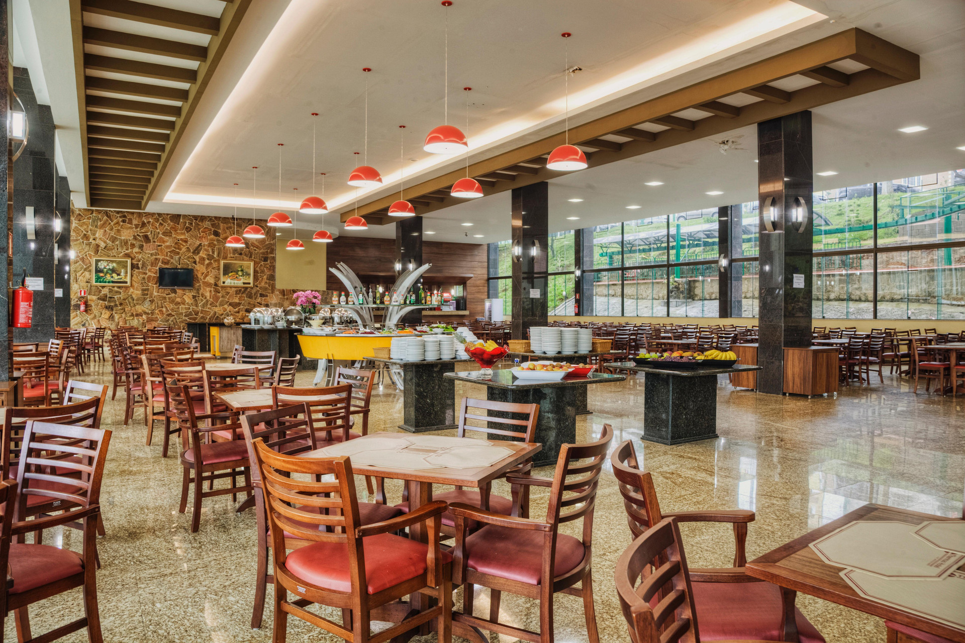 Restaurant Thermas All Inclusive Resort Poços de Caldas By Nacional Inn