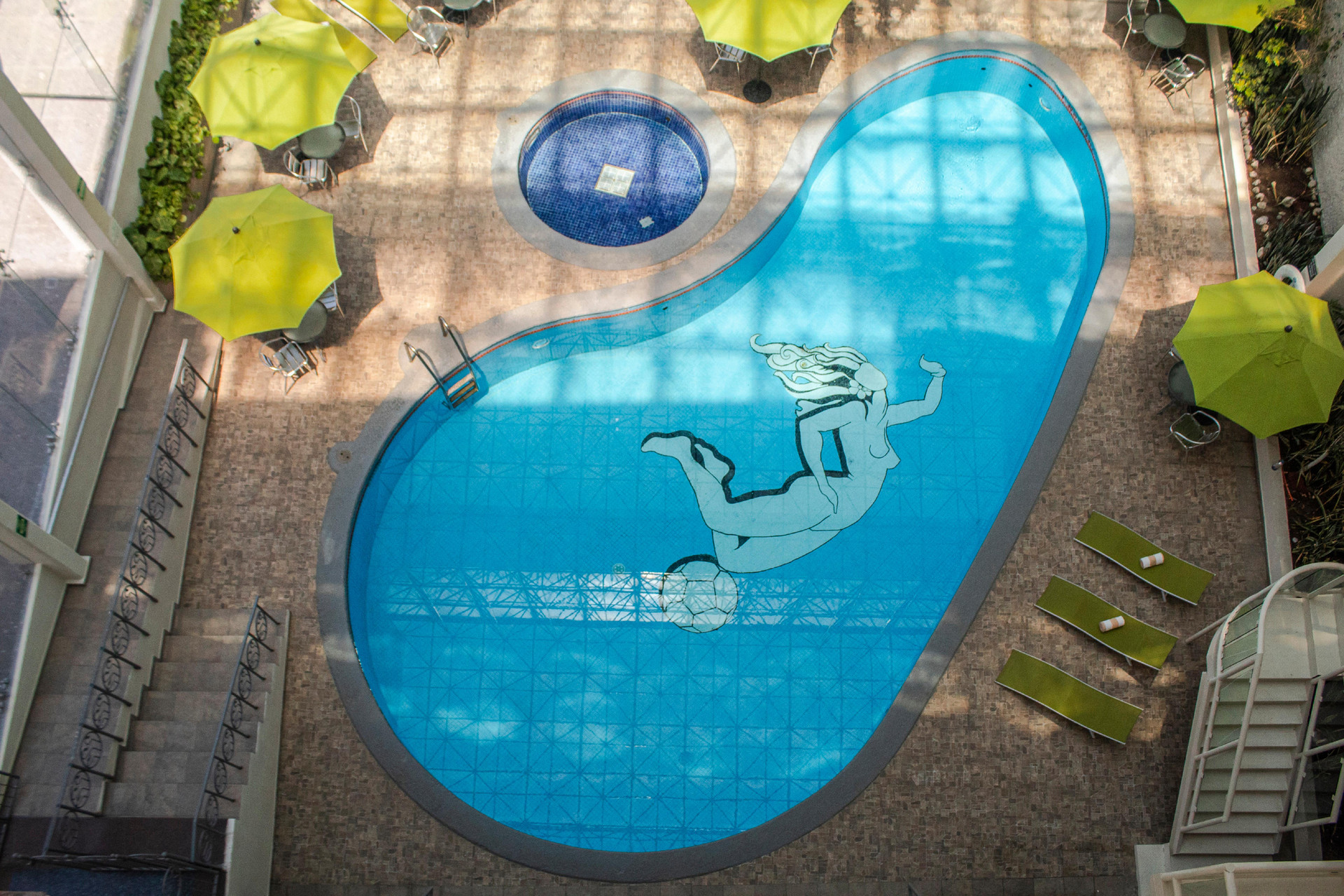 Vista Piscina Misión Pachuca