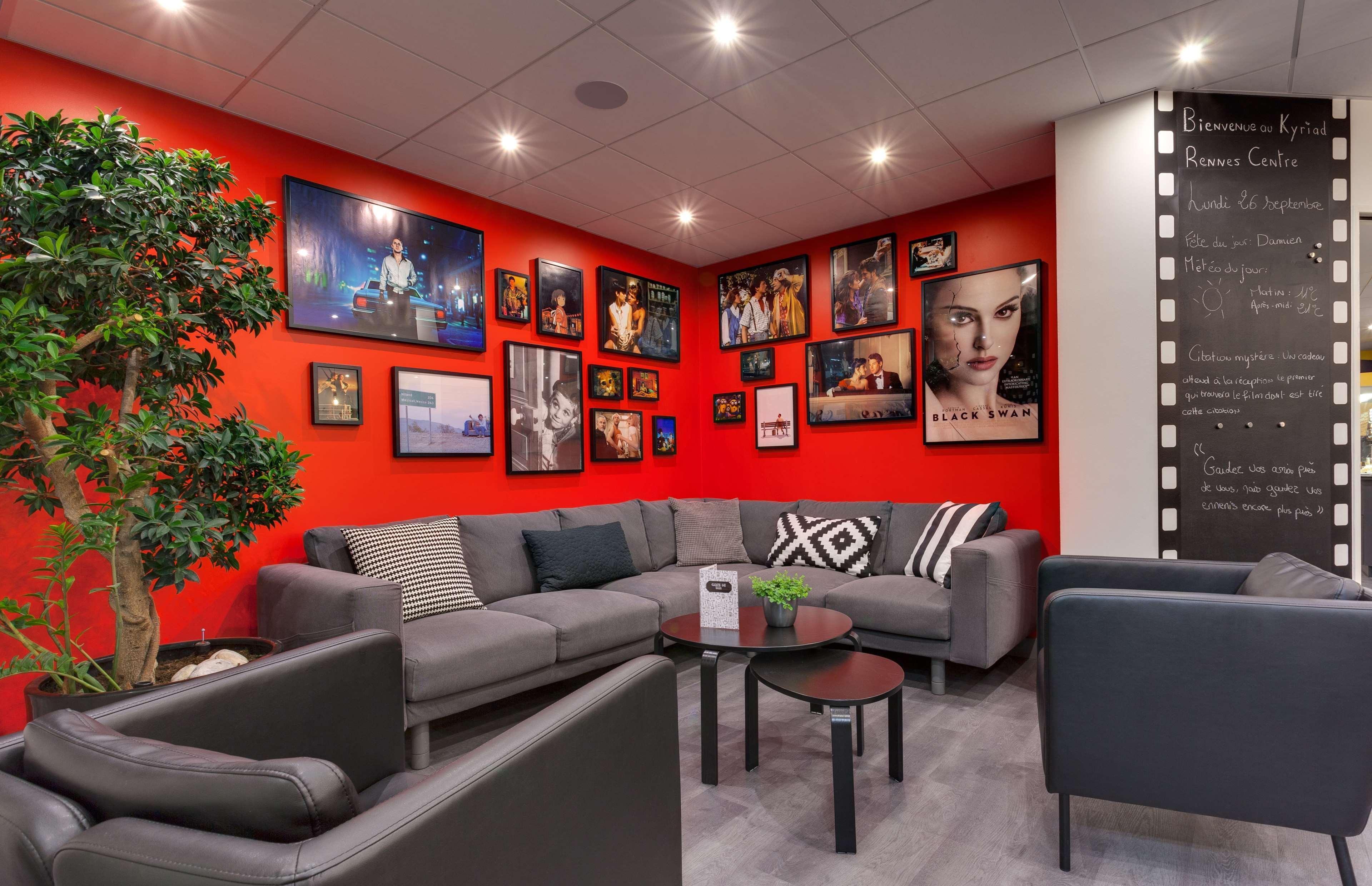 Vista Lobby Kyriad Rennes Centre Gare