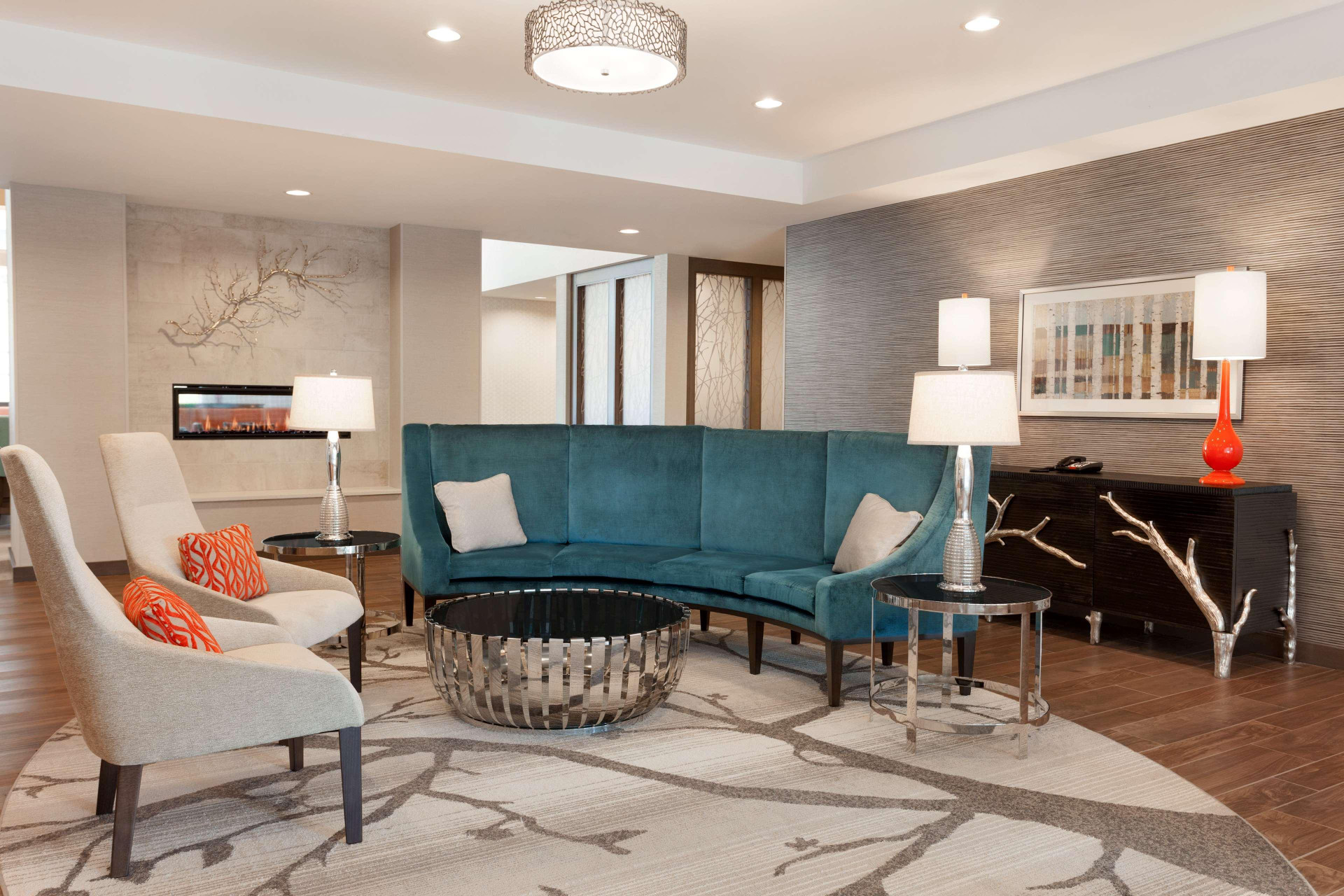 Vista Lobby Homewood Suites by Hilton Gateway Hills Nashua