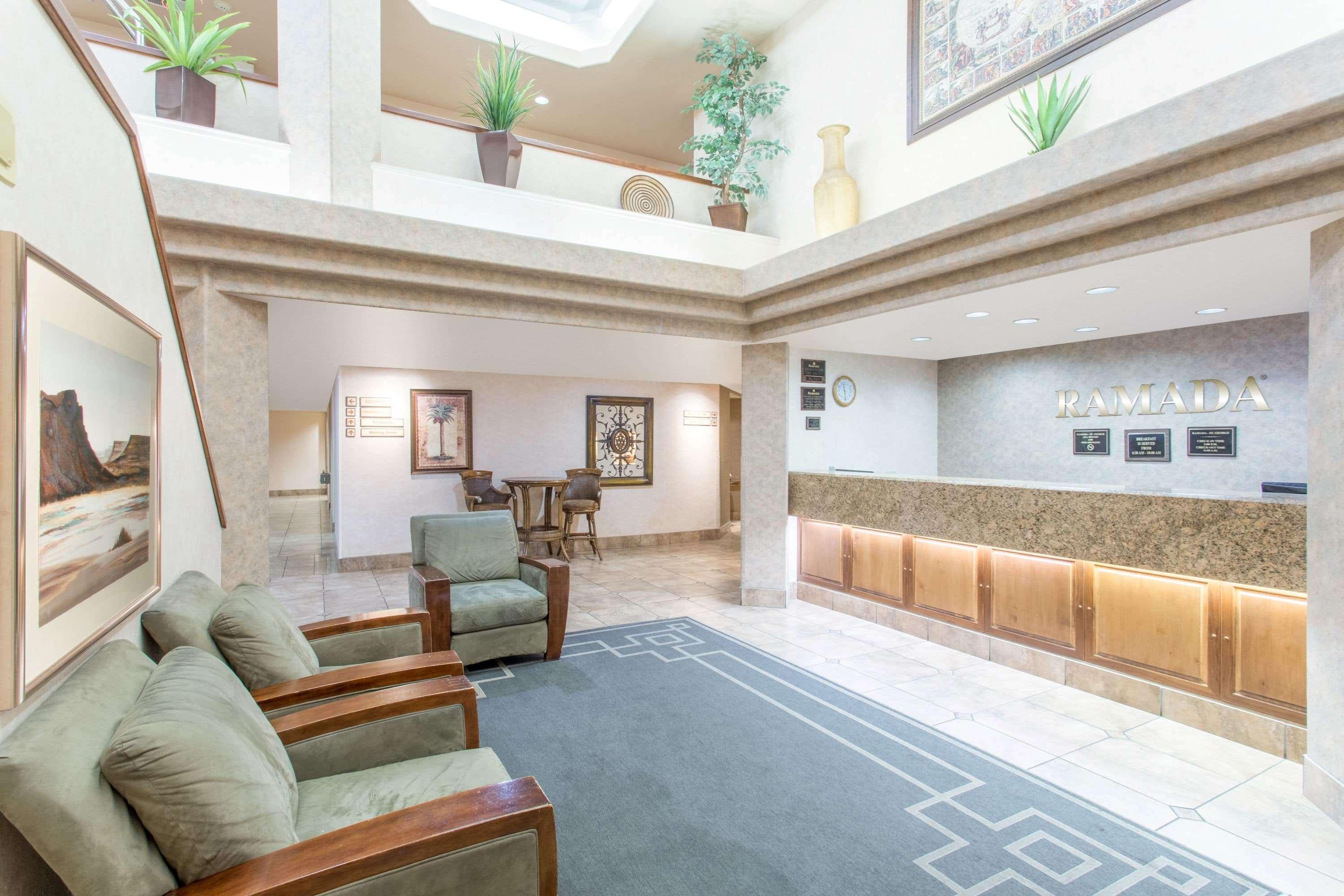 Vista Lobby Ramada by Wyndham St George