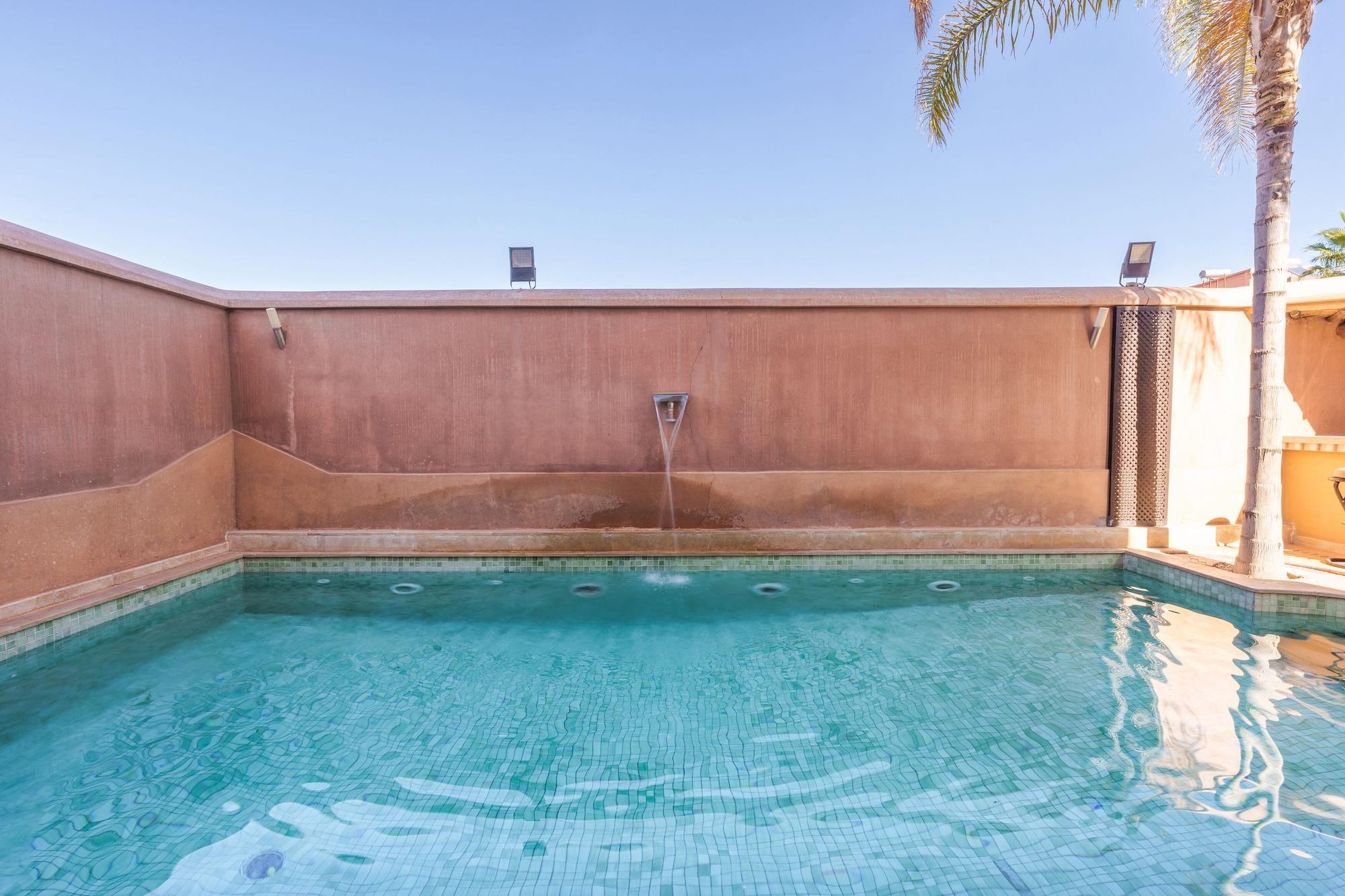 Vista Piscina Riad Ushuaia la Villa - Centre Marrakech