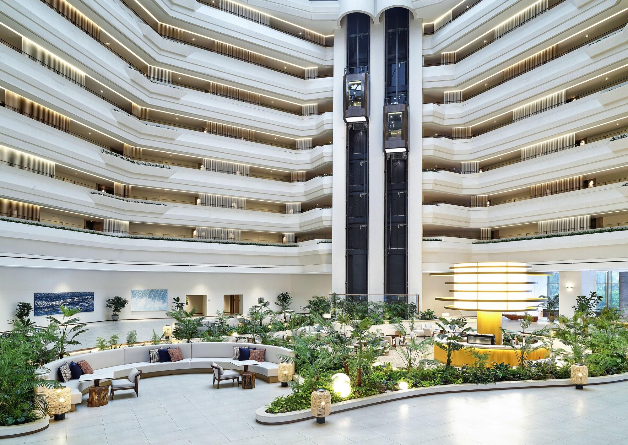 Vista Lobby Parnas Hotel Jeju