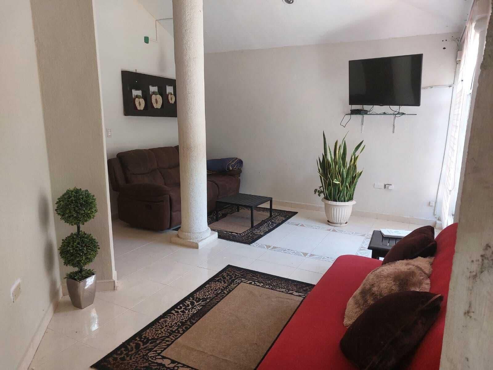 Varios Room in Apartment - Cozy Mérida Retreat With Pool & Garden View