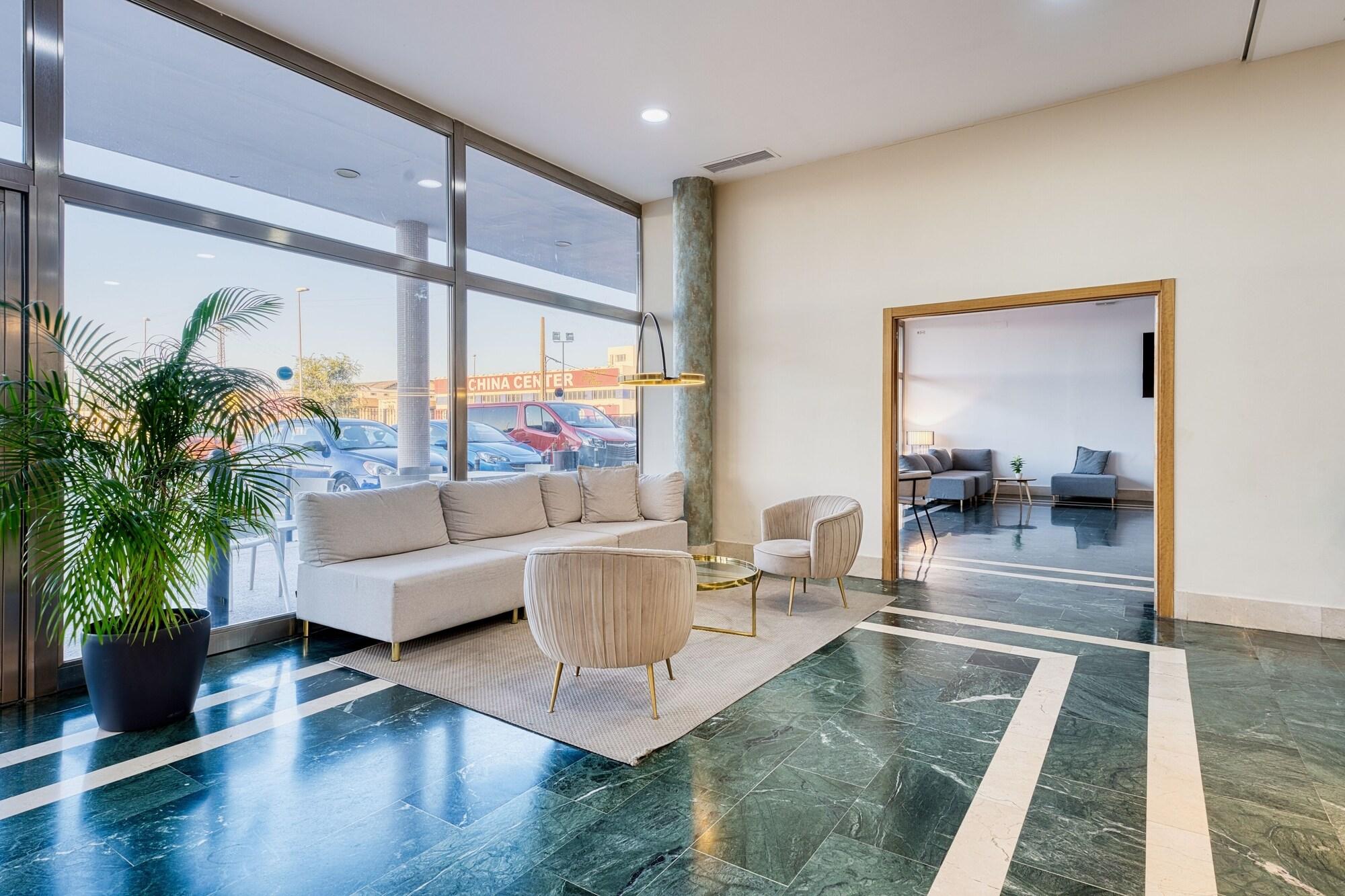 Vista Lobby Checkin Madrid Móstoles