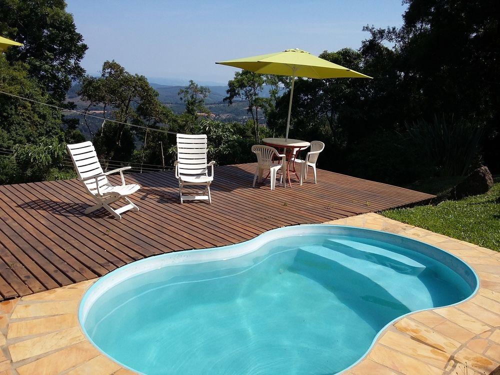 Vista Piscina Pousada Estrela Alpina
