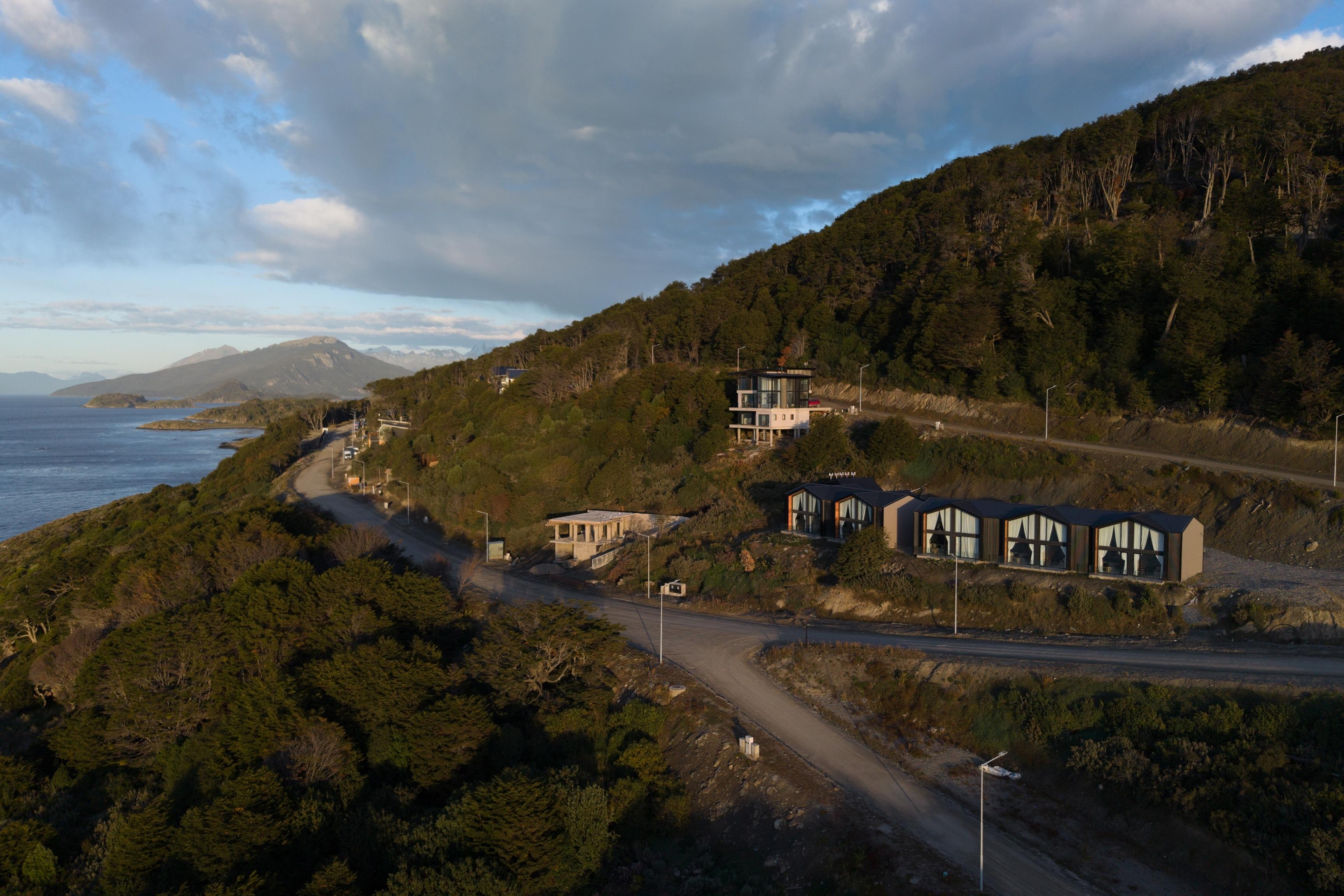 Vista a la montaña Costa Susana Ushuaia