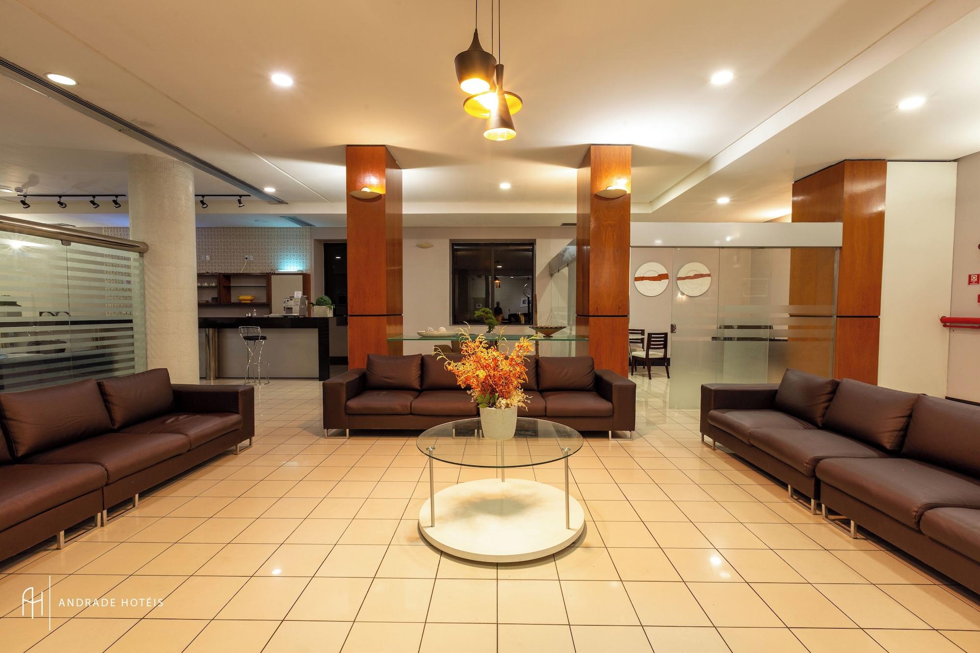 Vista Lobby Rede Andrade Luxor Hotel