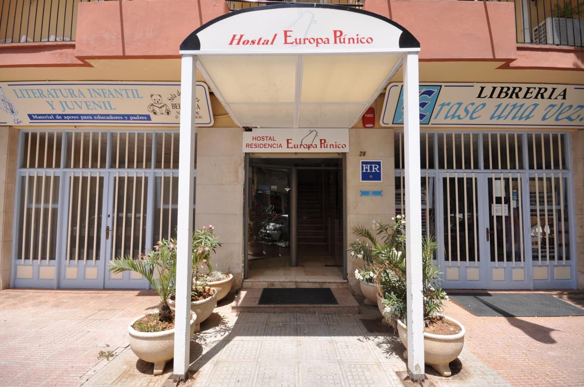 Vista Exterior Hostal Europa Punico