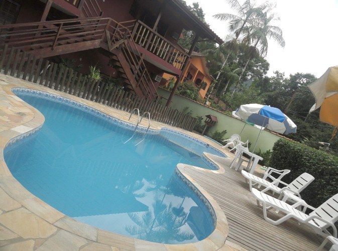 Vista Piscina Pousada da Villa Itamambuca