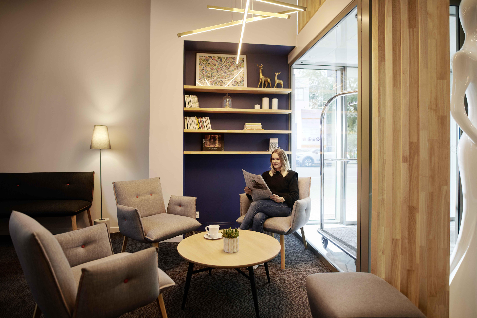 Vista Lobby Seven Urban Suites Nantes Centre