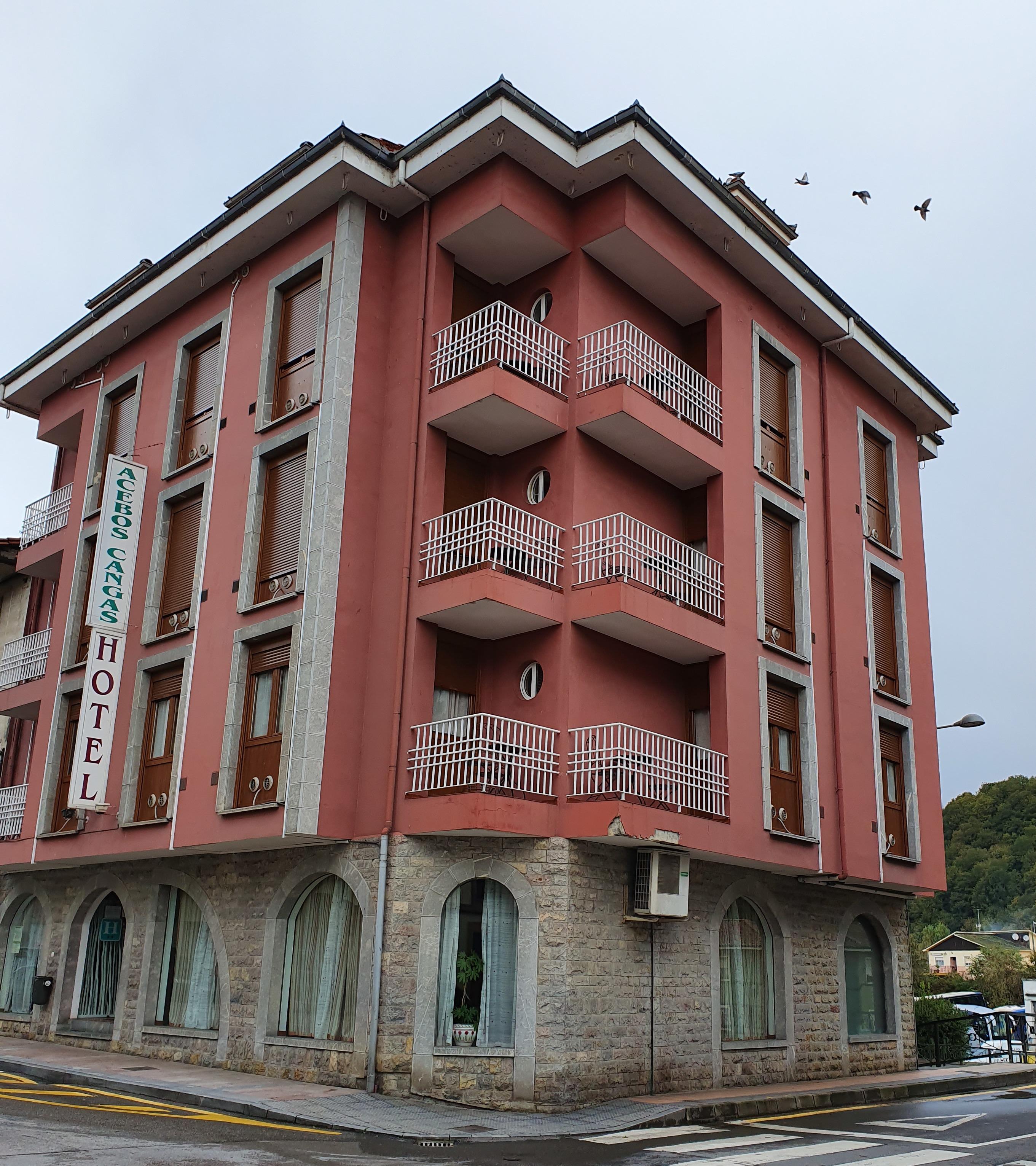 Vista Exterior Hotel Los Acebos Cangas