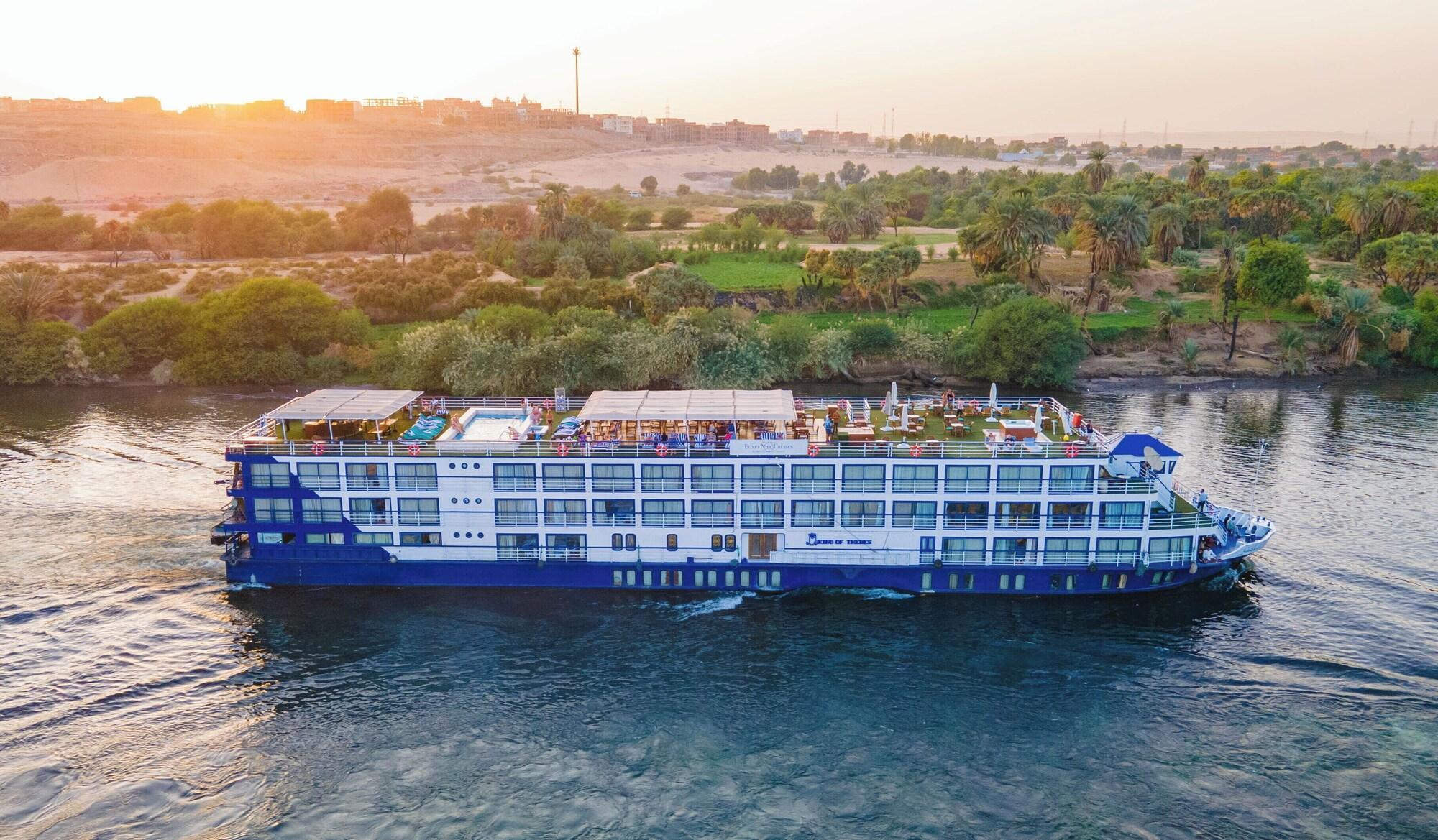 Vista Exterior 4 Days 3 Nights Nile Cruise Trip from Aswan to Luxor Every Monday, Wednesday and Friday with Guided Tours