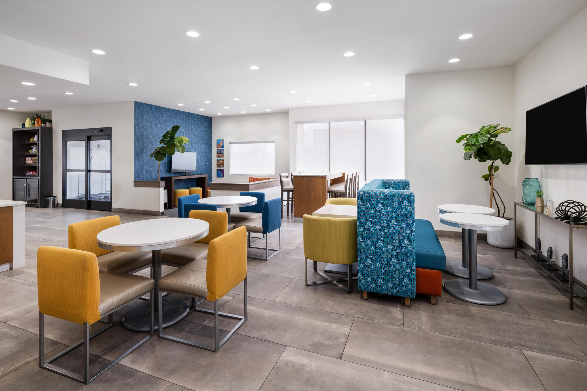 Vista Lobby Best Western El Paso Airport Entrada Hotel