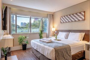 Alquiler Vacacional - Estudio com AC e vaga