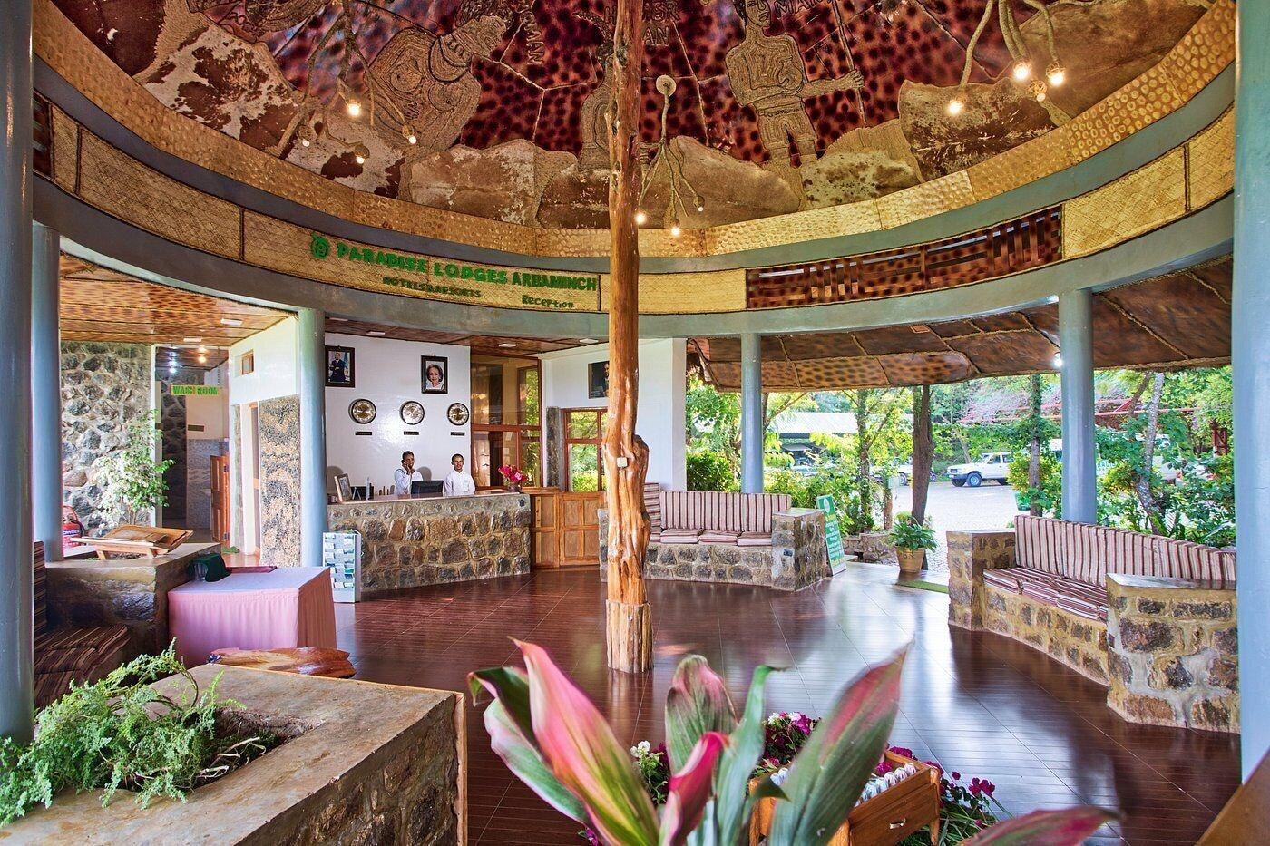 Vista Lobby Paradise Lodge Arbaminch
