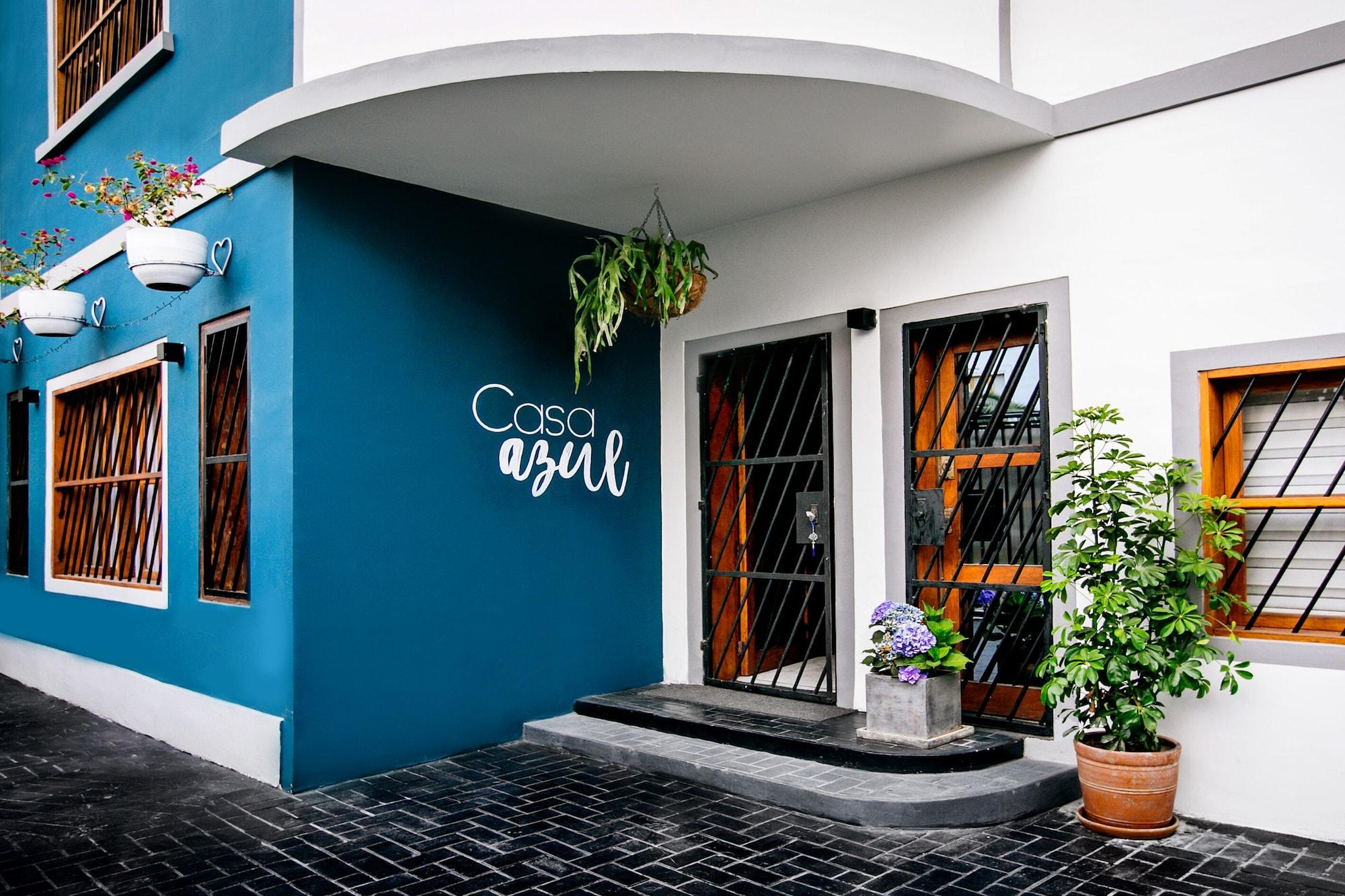 Vista Exterior Casa Azul