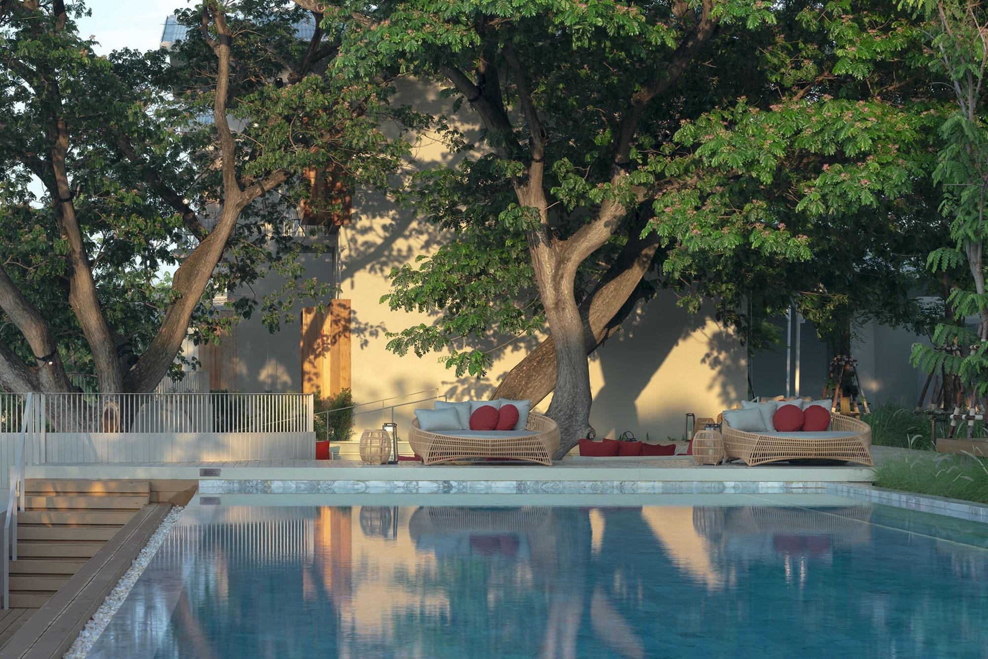 Vista Exterior Sala Bang Pa-in