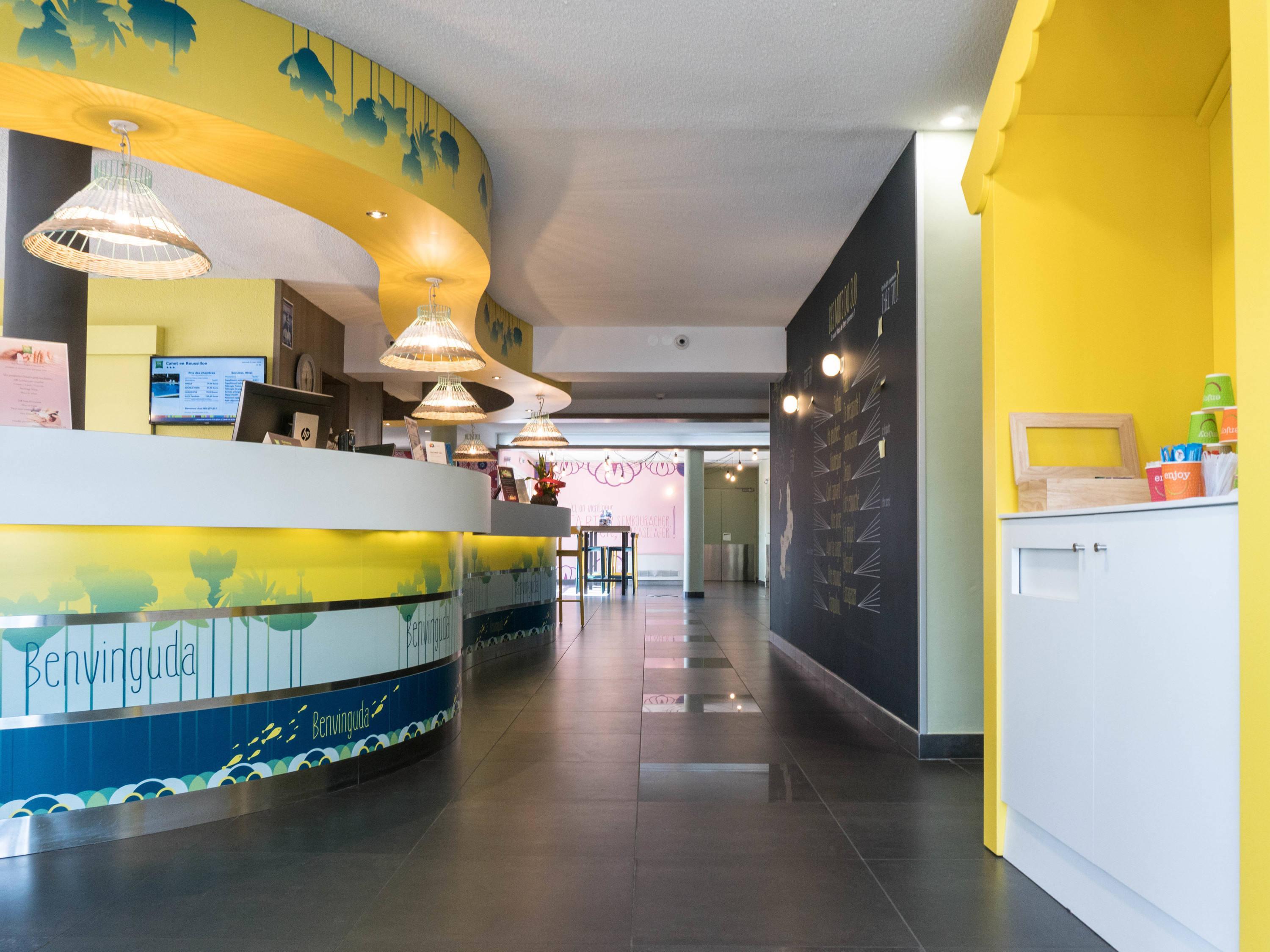 Vista Lobby ibis Styles Perpignan Canet-en-Roussillon