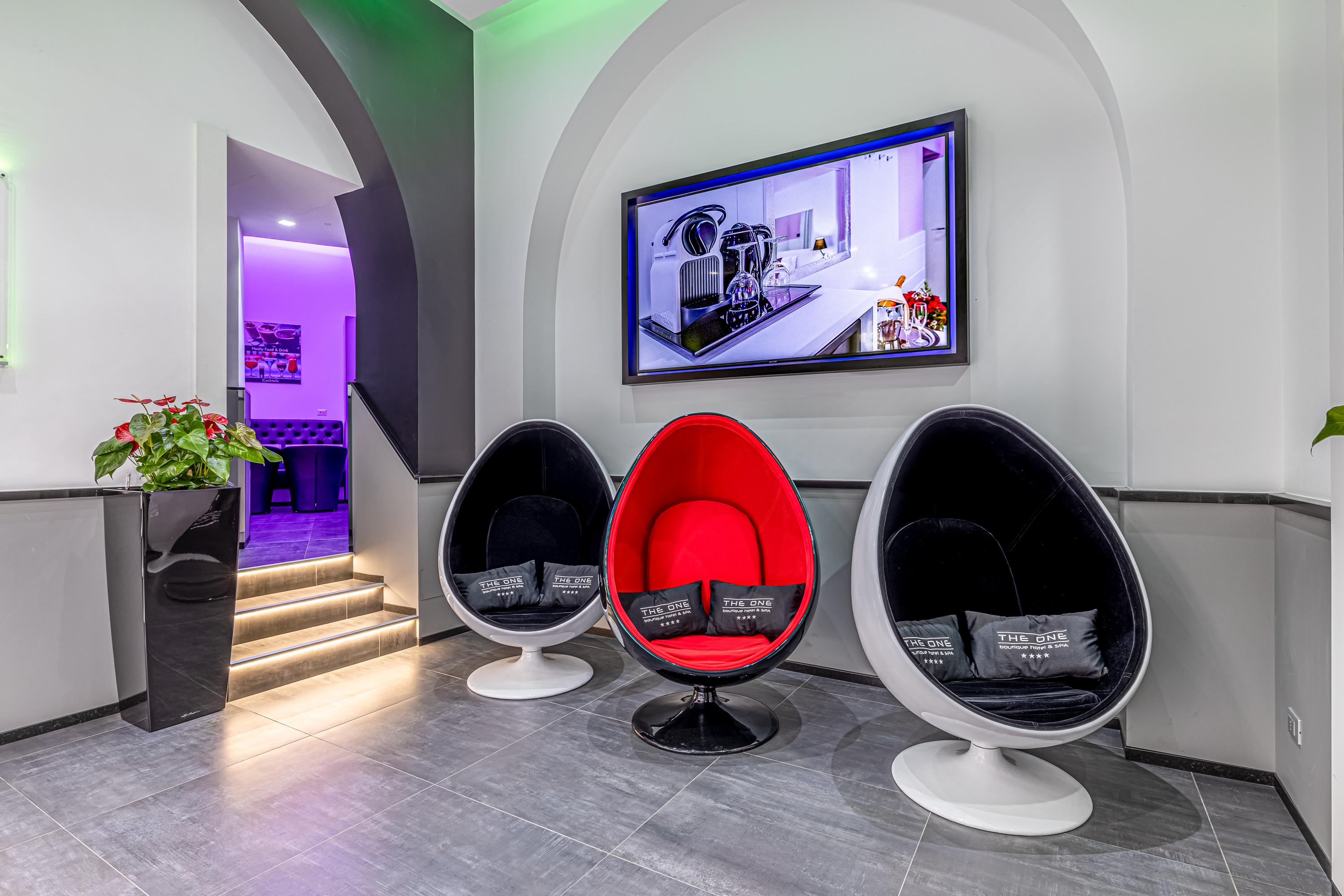 Vista Lobby THE ONE Boutique Hotel & SPA Rome