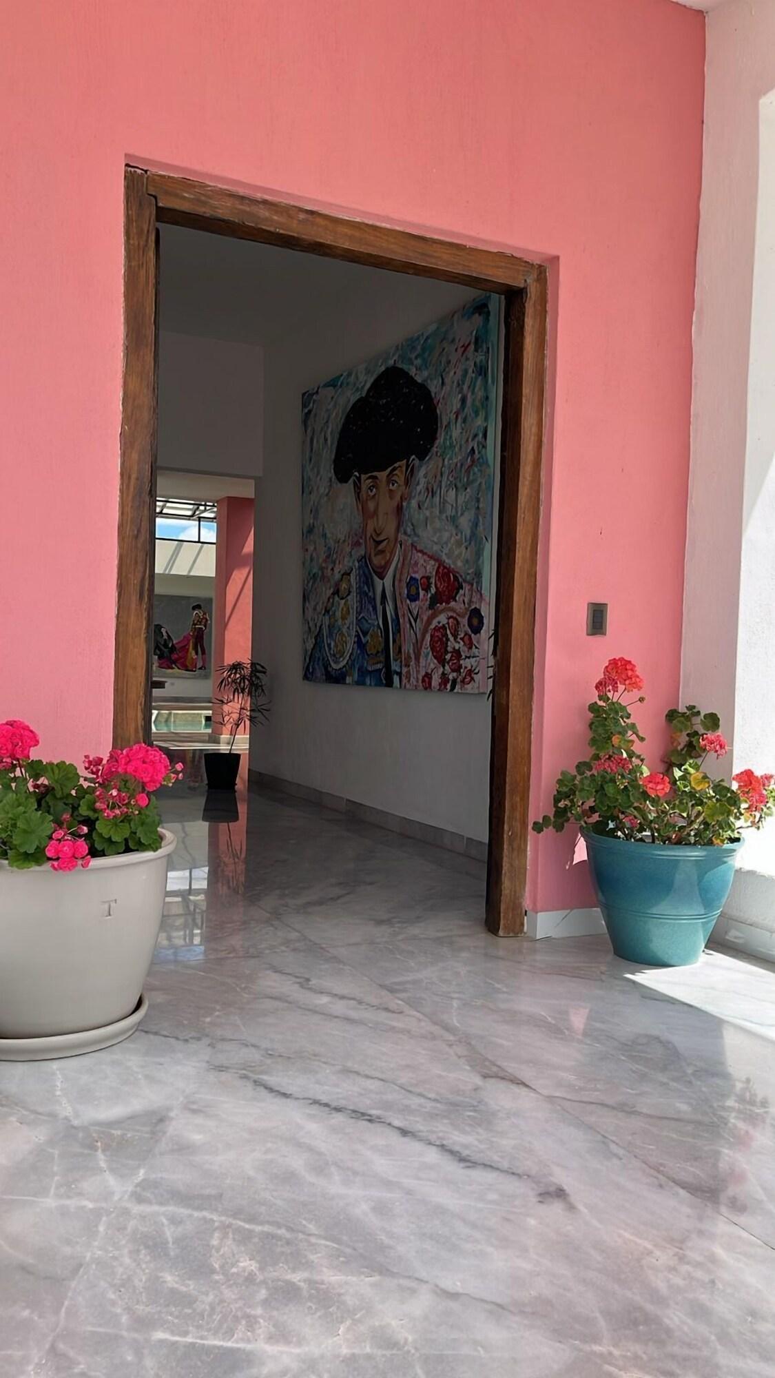 Vista Lobby Rosa y Oro Hotel Boutique