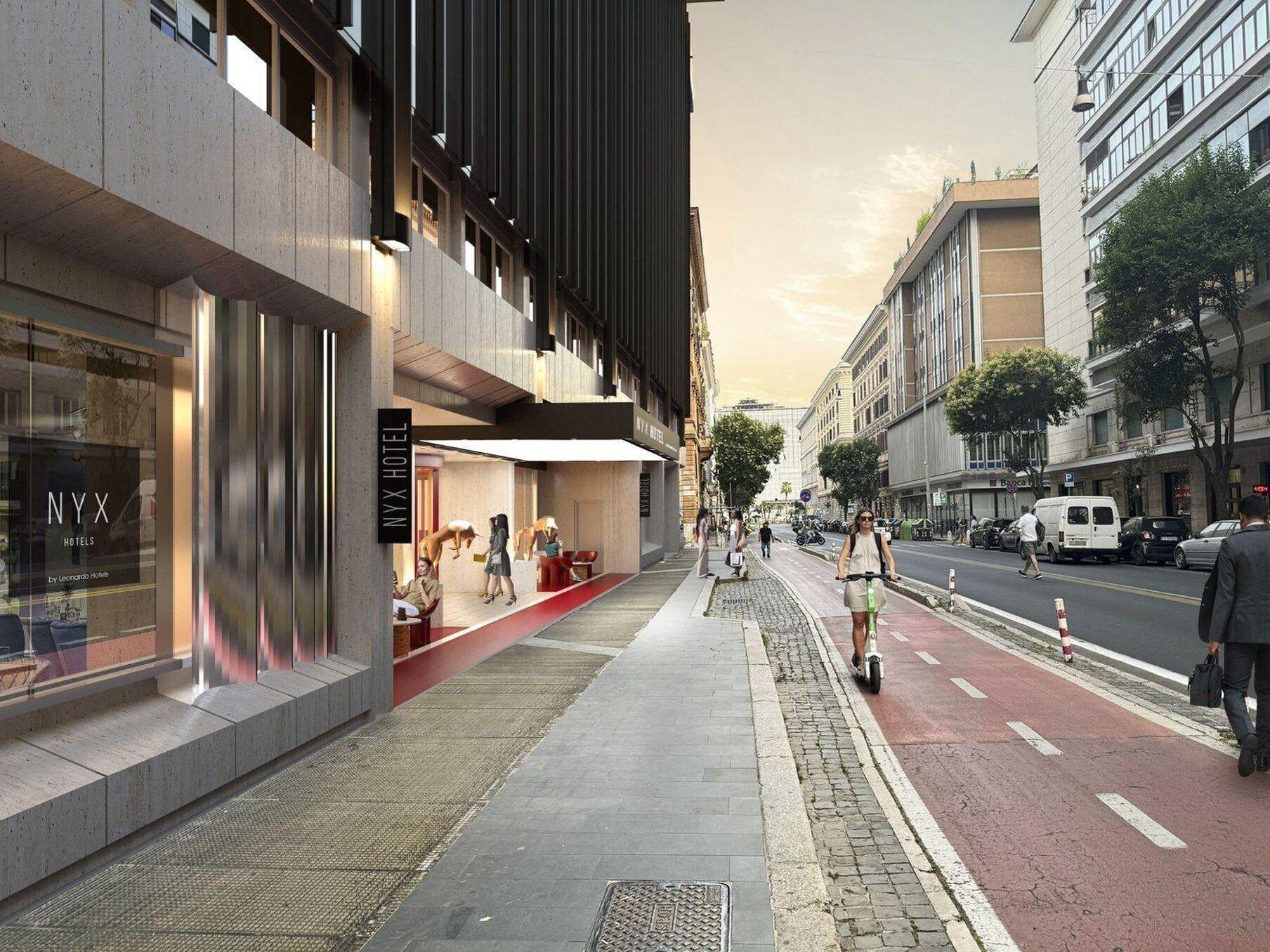 Vista Exterior NYX Hotel Rome by Leonardo Hotels