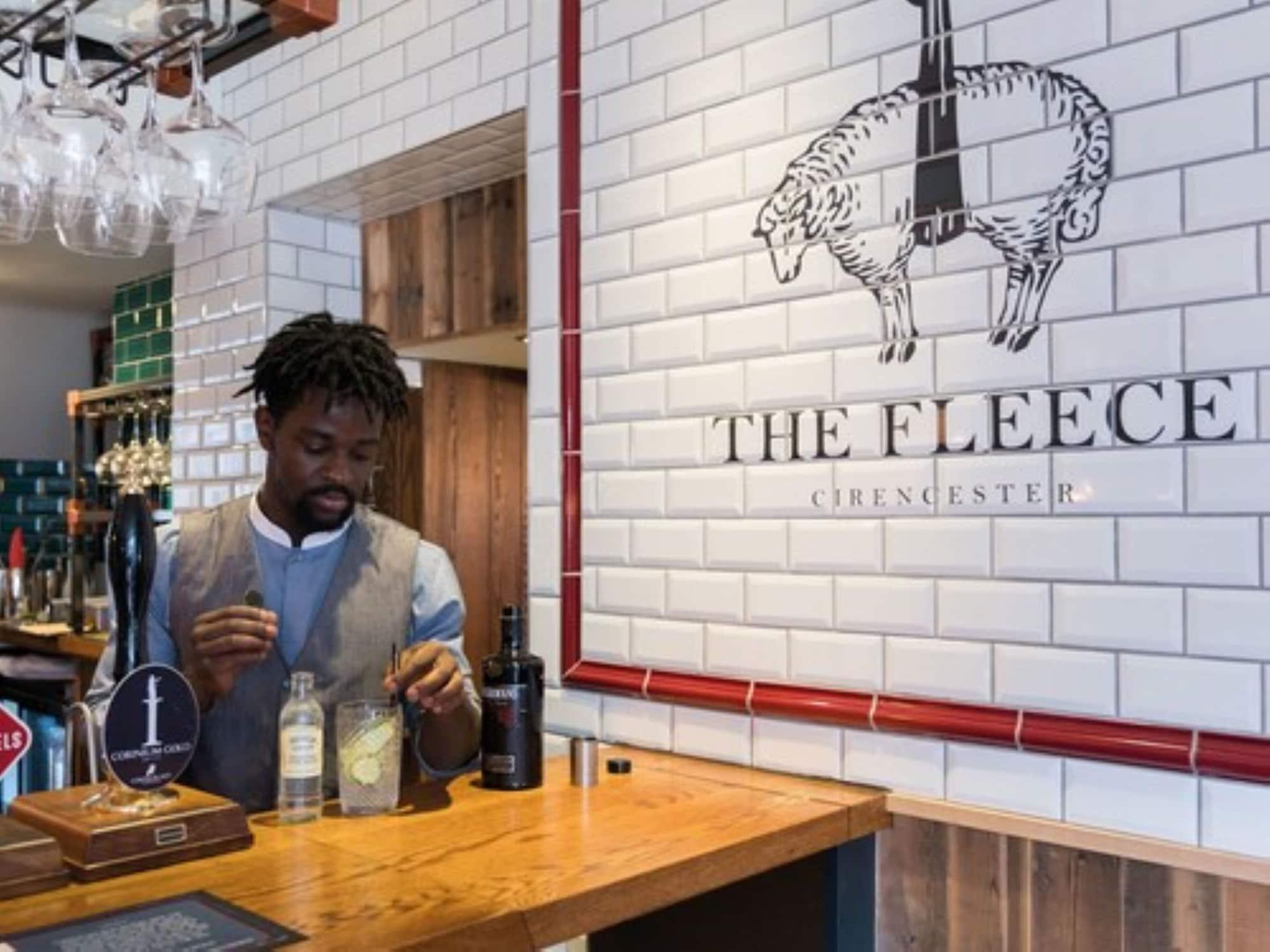 Bar/Salón The Fleece at Cirencester