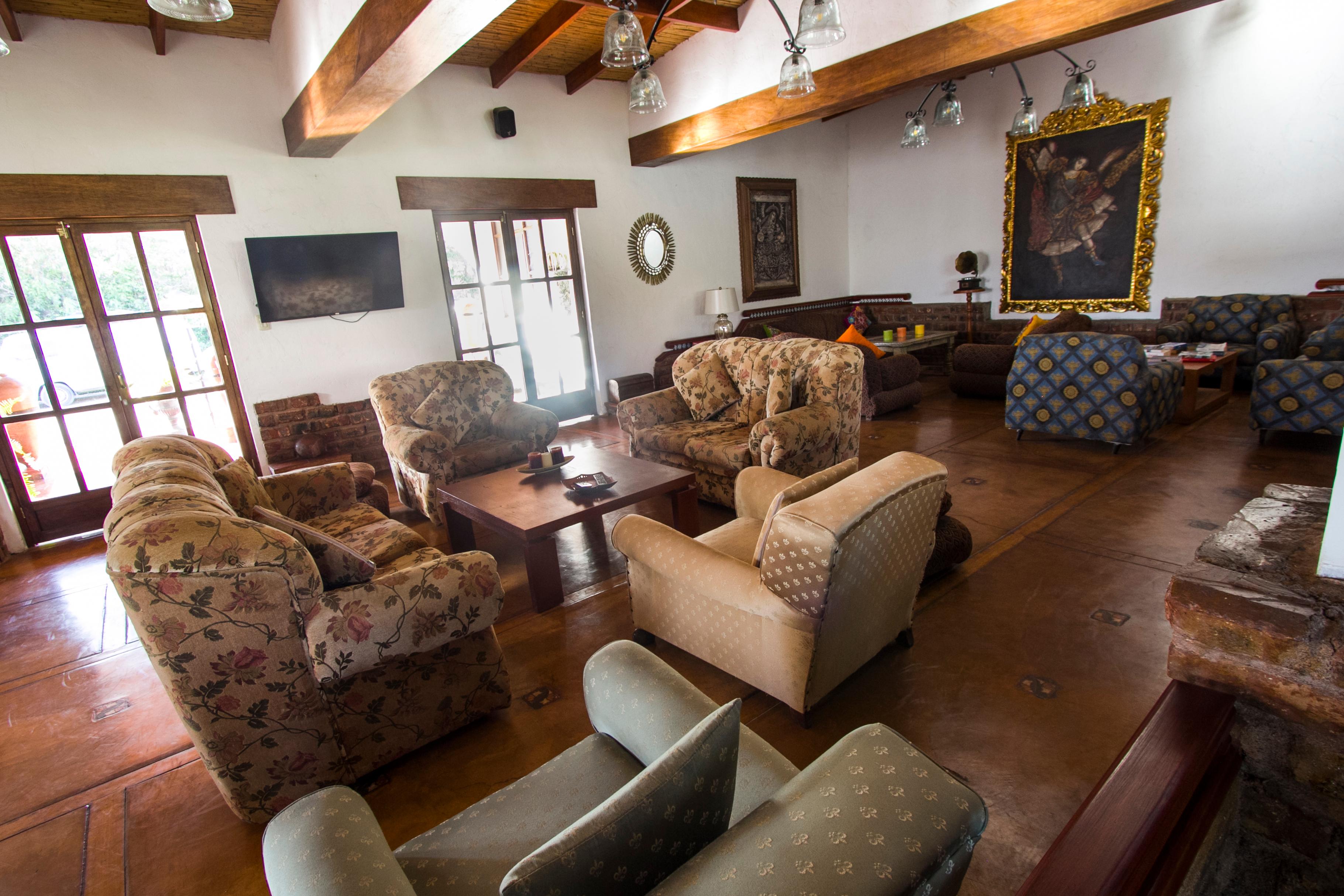 Vista Lobby Casa Hacienda Nasca Oasis