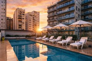 Alquiler Vacacional - Beautiful apartment with pool, gym, laundry and co-working space
