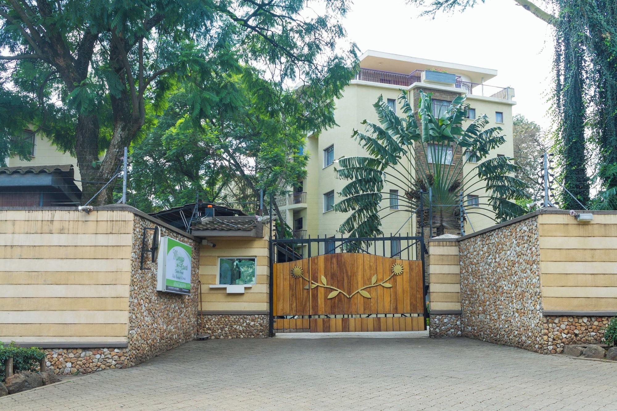 Vista Exterior Mimosa Court Apartments
