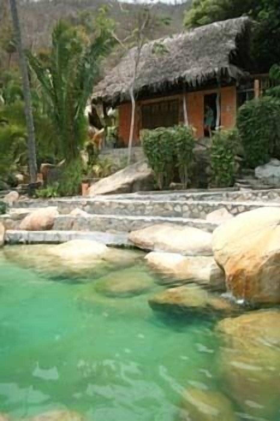 Vista Piscina Hotel Lagunita Yelapa