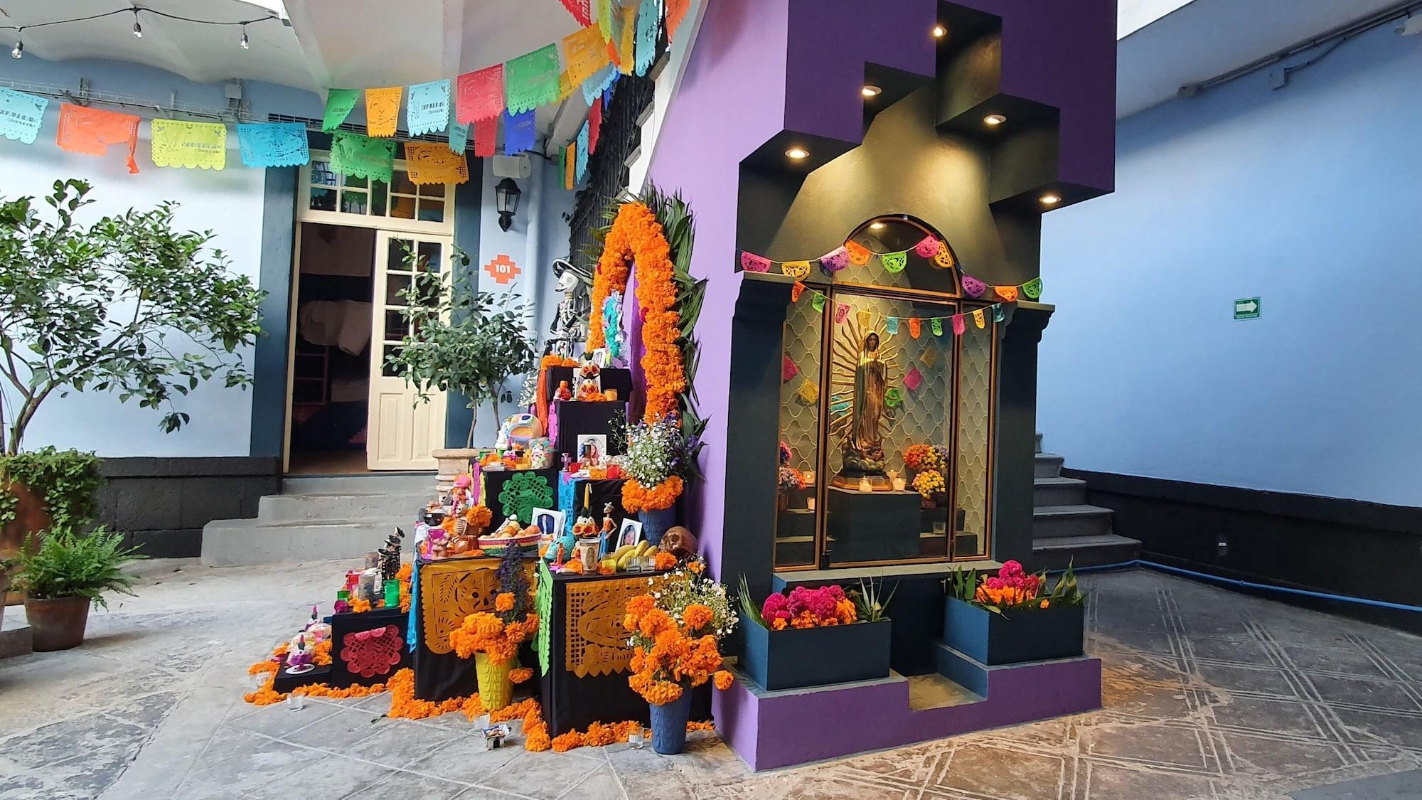 Vista Lobby Viajero CDMX Centro Hostel