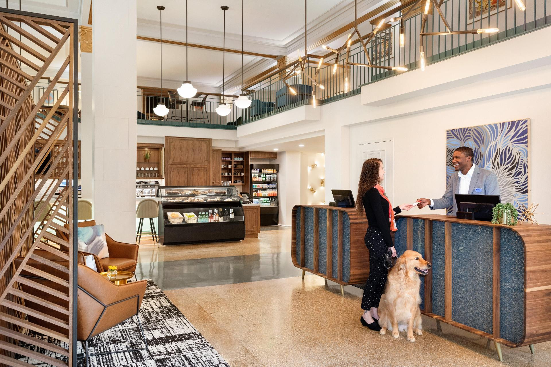 Vista Lobby Indigo Winston-Salem Downtown