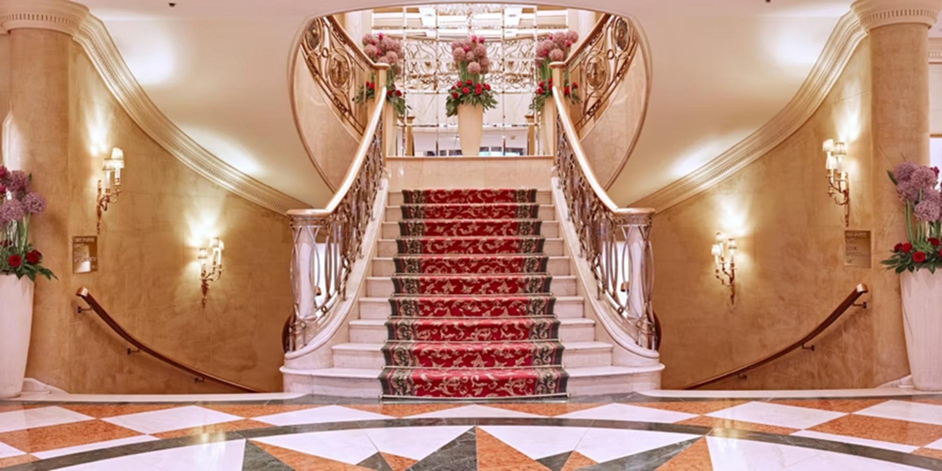 Vista Lobby Eurostars Grand Hotel Wien