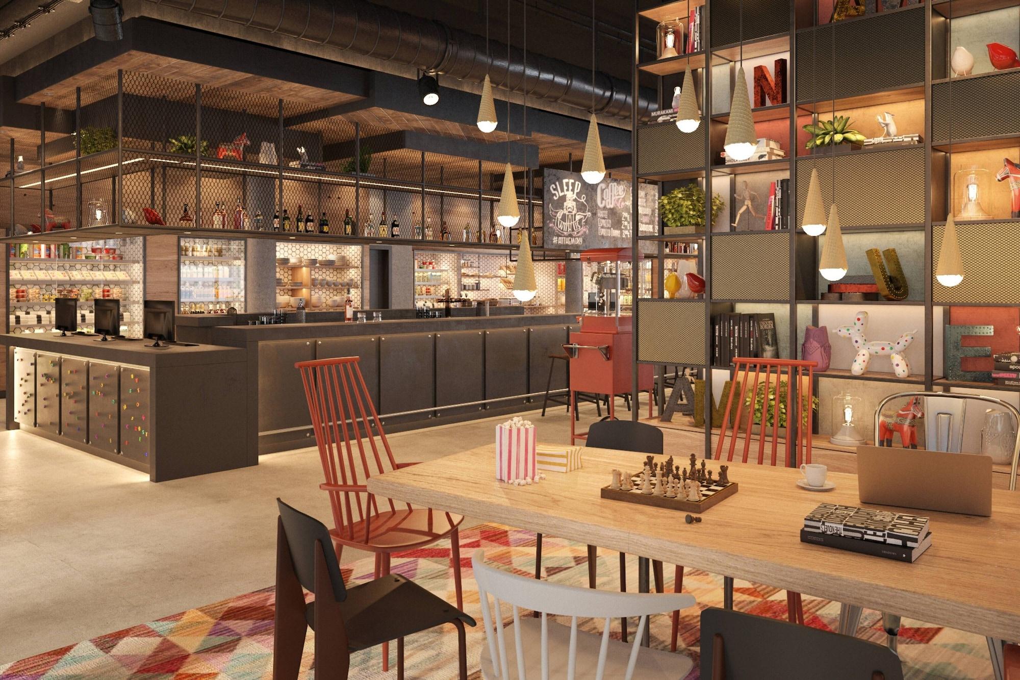 Vista Lobby MOXY Rust