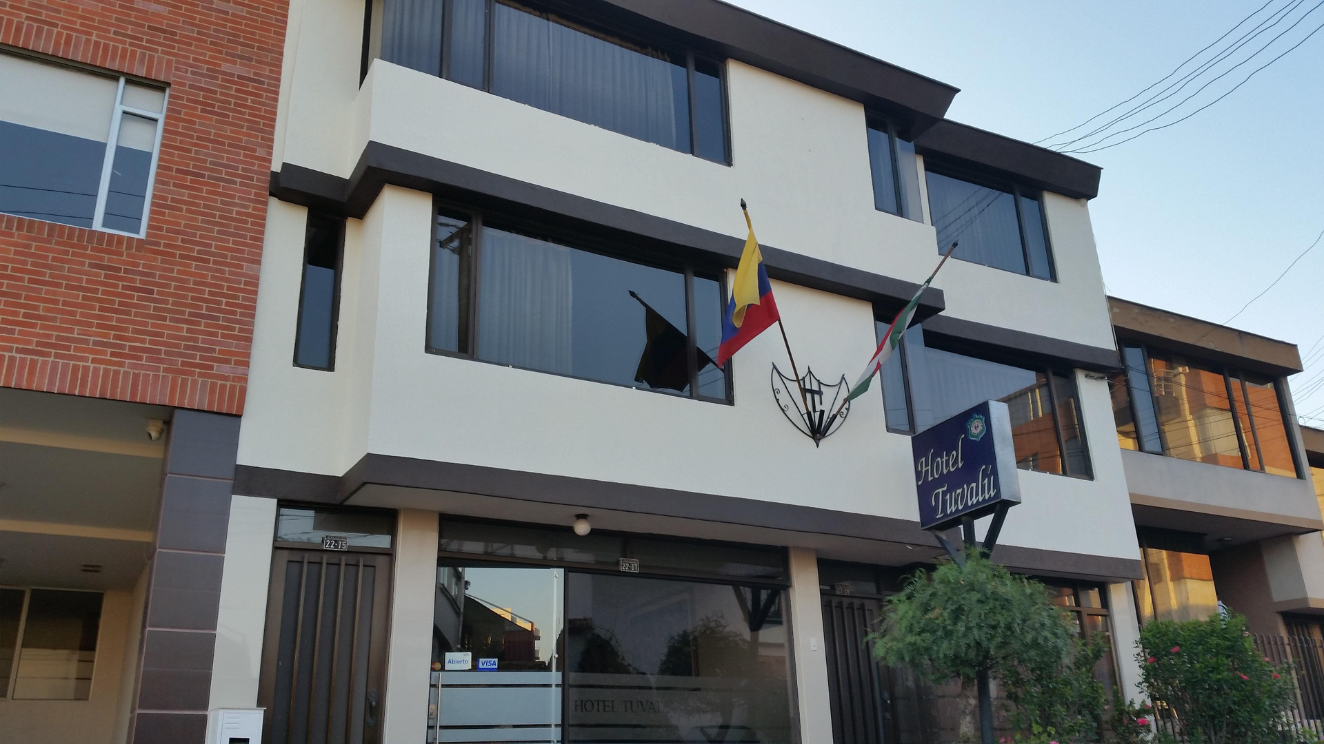 Vista Exterior Hotel Tuvalu