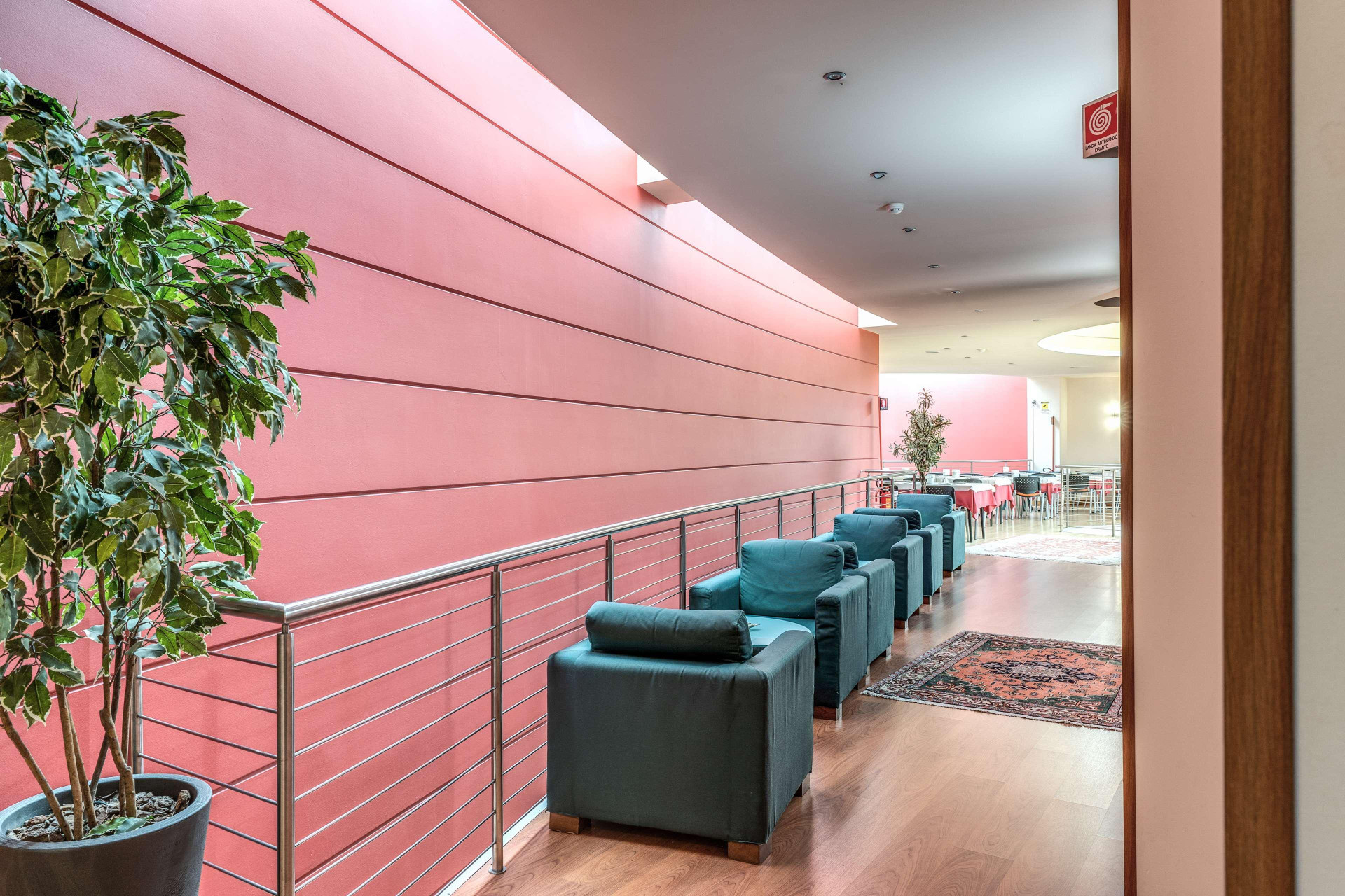 Vista Lobby Luna Hotel Motel Lago Maggiore Arona