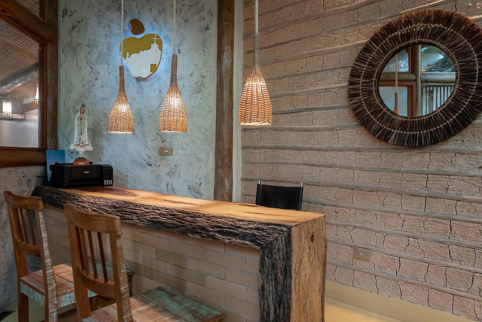 Vista Lobby Pousada Cajueiro Trancoso