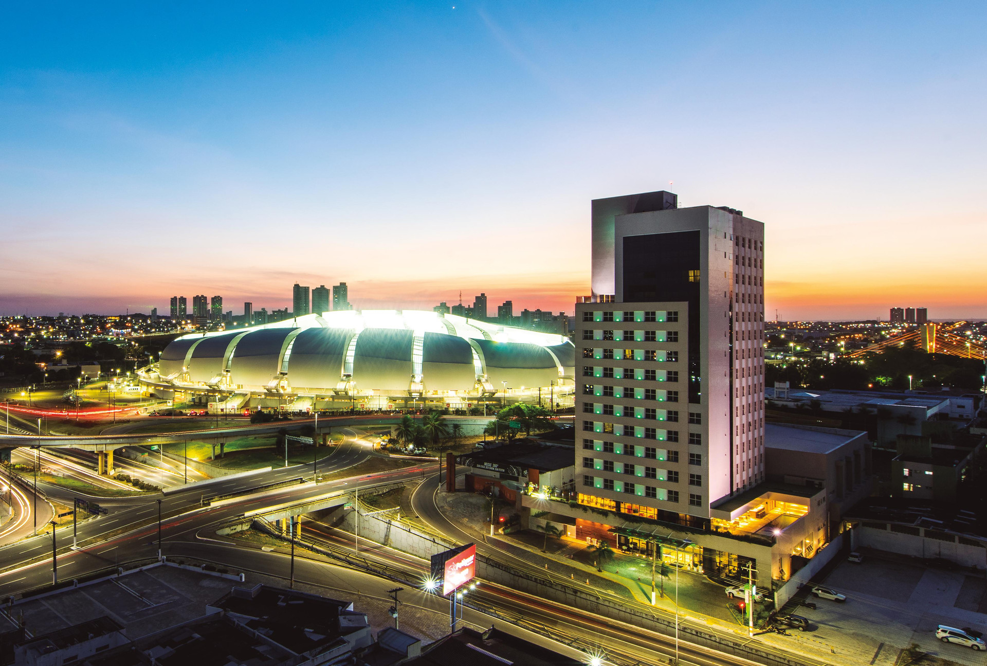 Vista Exterior Praiamar Arena