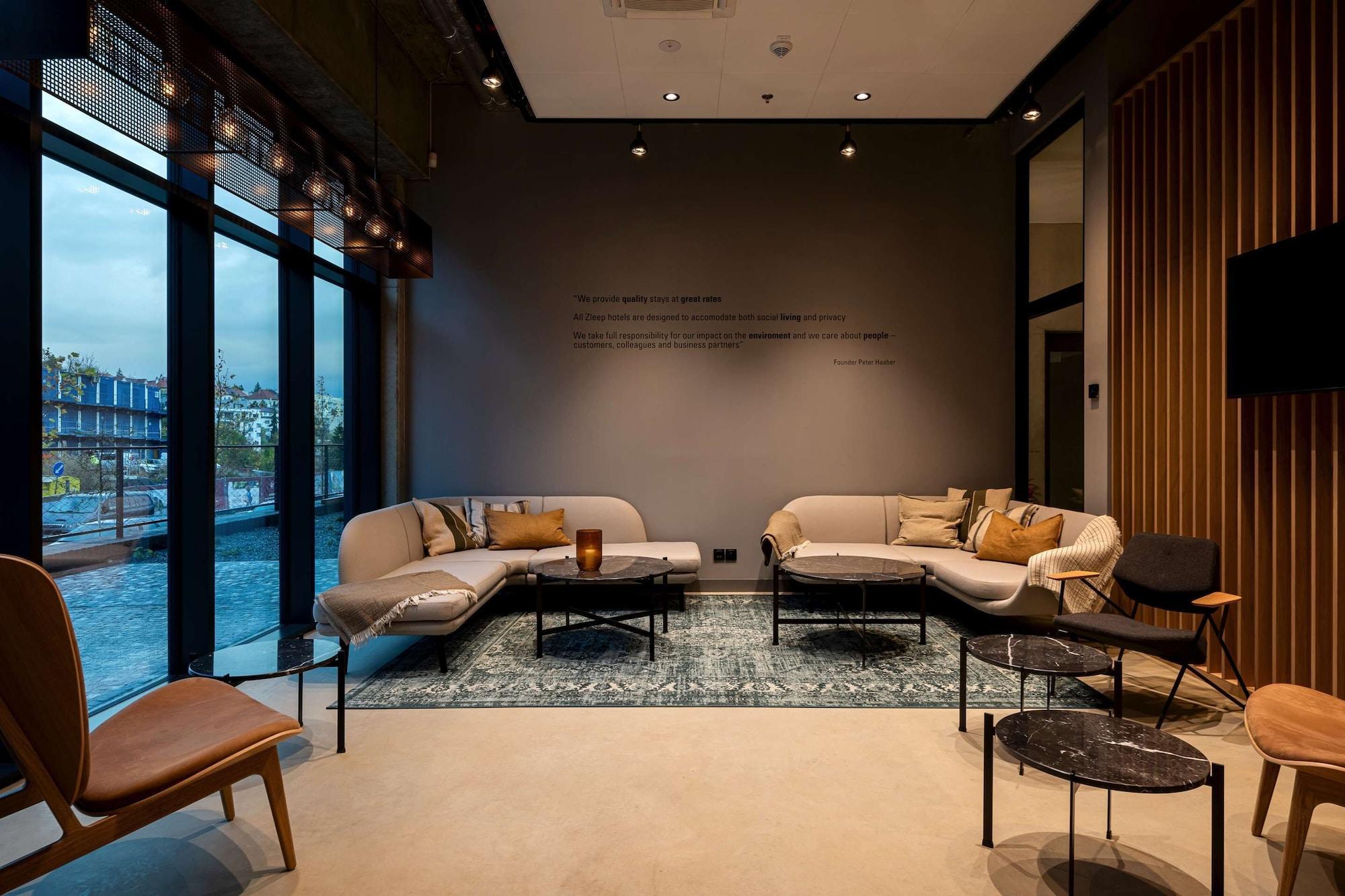 Vista Lobby Zleep Hotel Prague