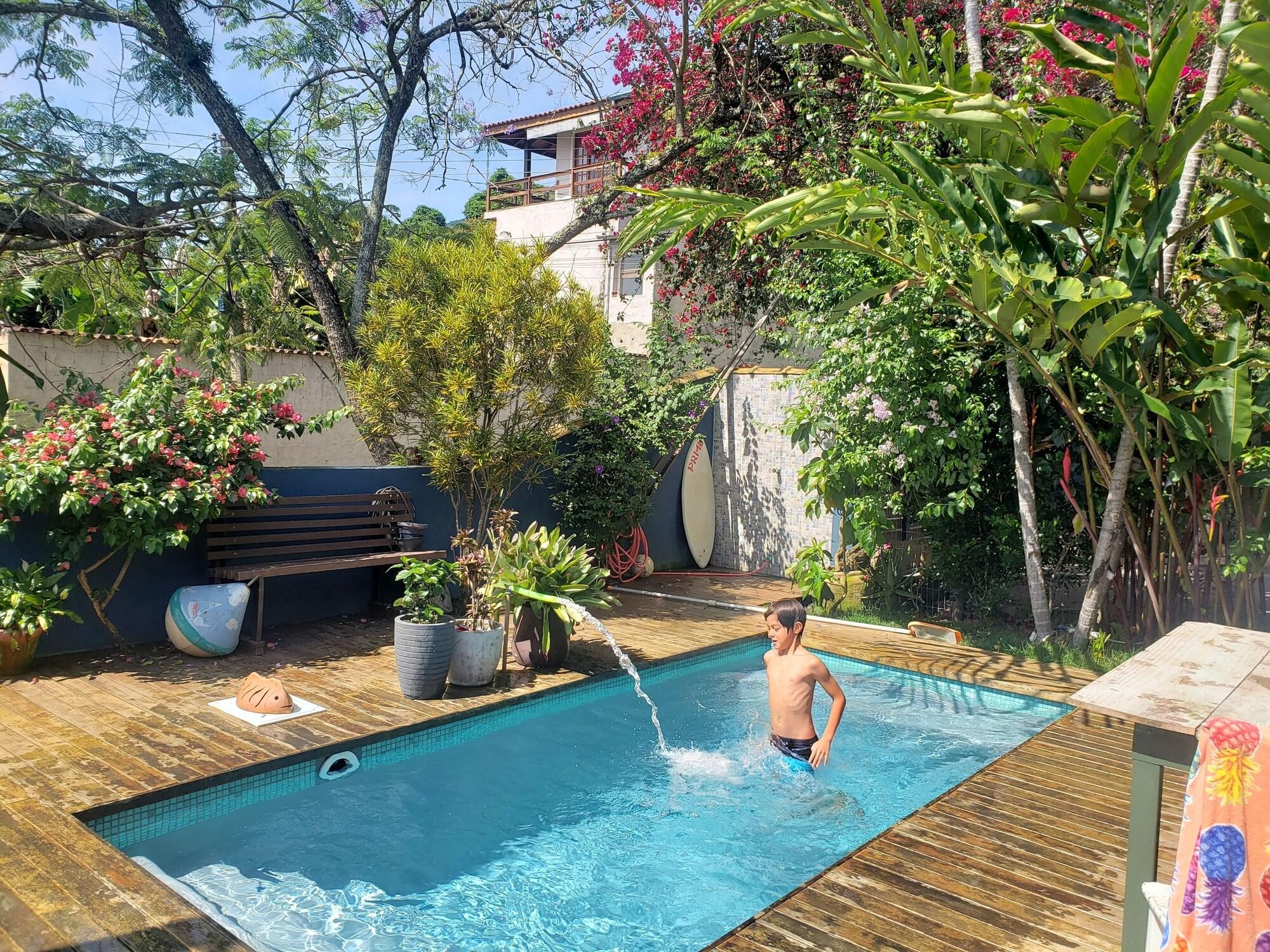 Vista Piscina Imagina Praia São Sebastião SP